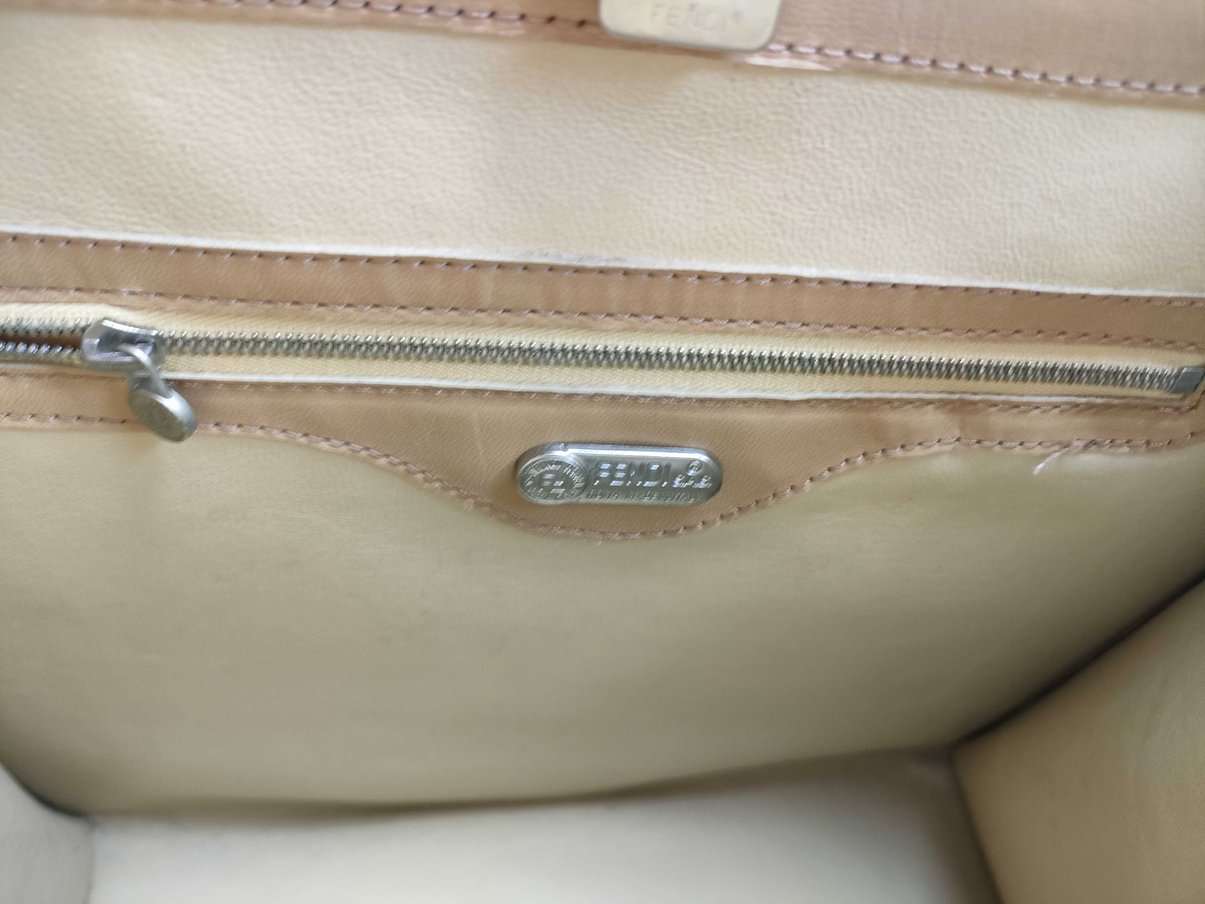FF/Leather/Beige/Tote/Handbag — view 10