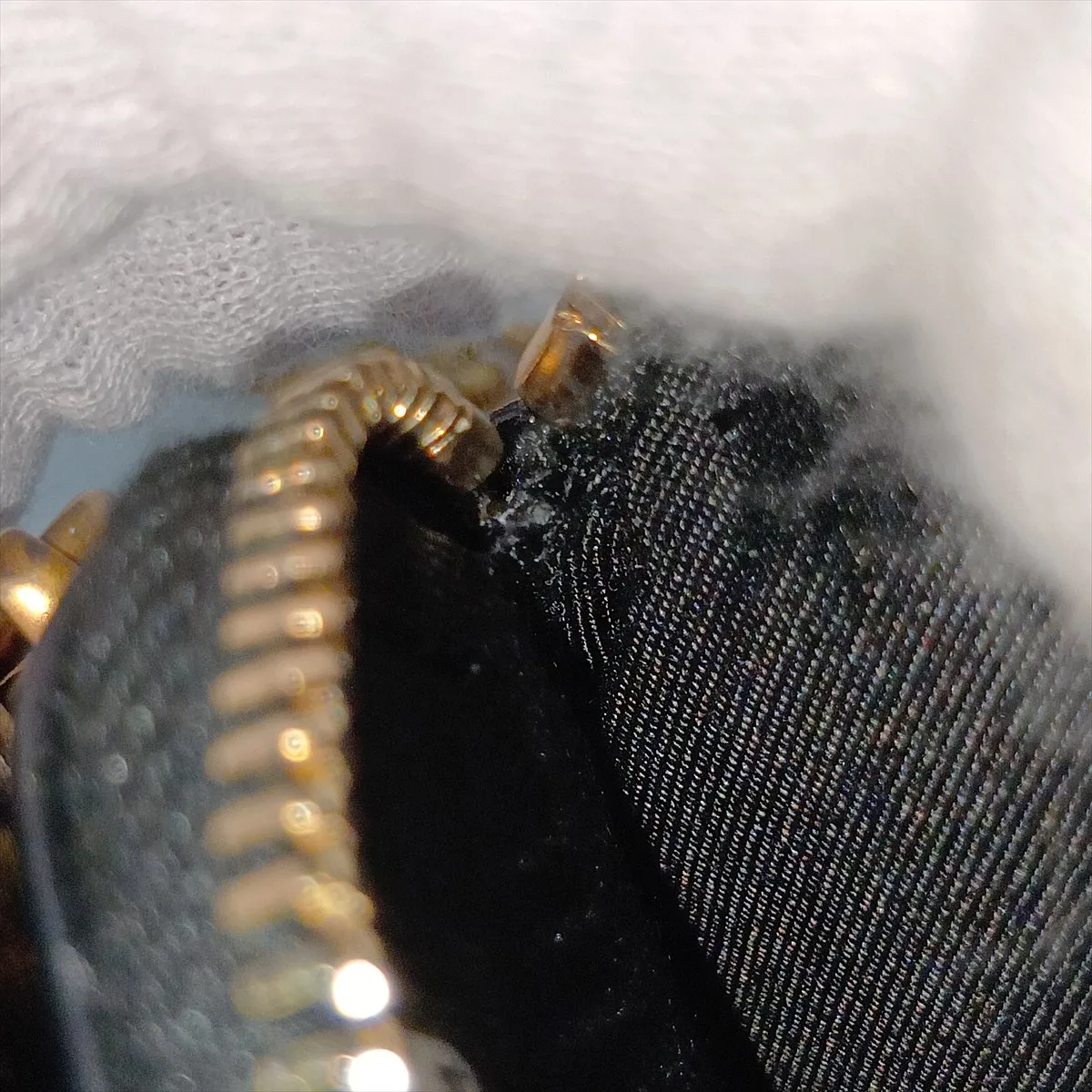 Boy Chanel Caviar Skin Chain Wallet, Black with Gold Hardware, 27867614, Serial Number 27 — view 11