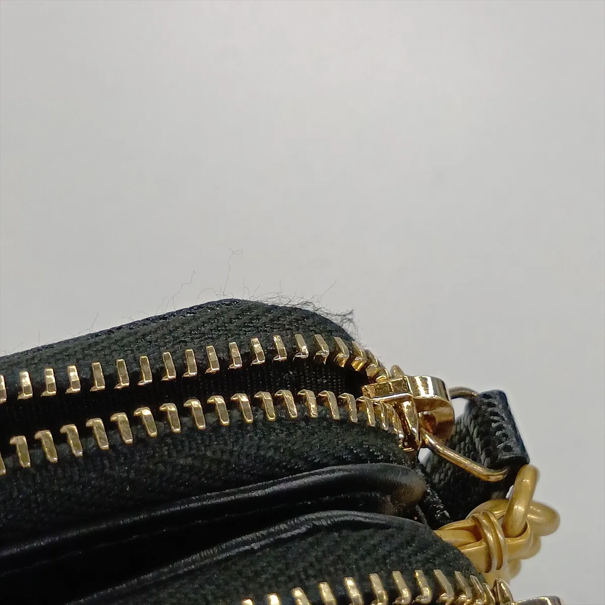 Boy Chanel Caviar Skin Chain Wallet, Black with Gold Hardware, 27867614, Serial Number 27 — view 12