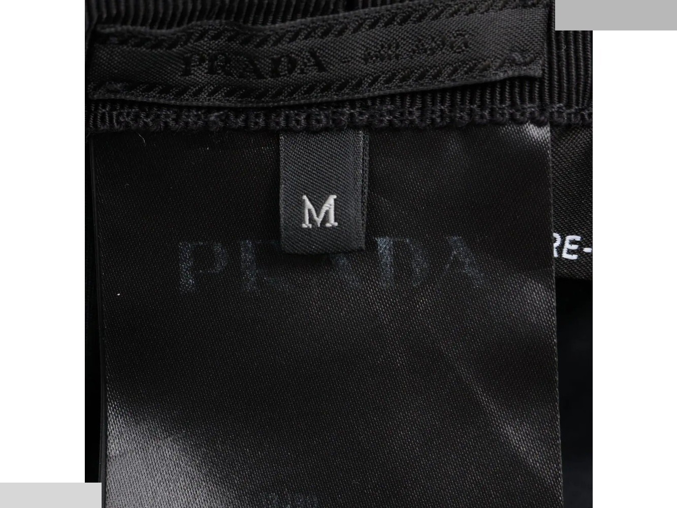 Tag attached Nylon Triangle Logo Bucket Hat M (Hat) — view 5