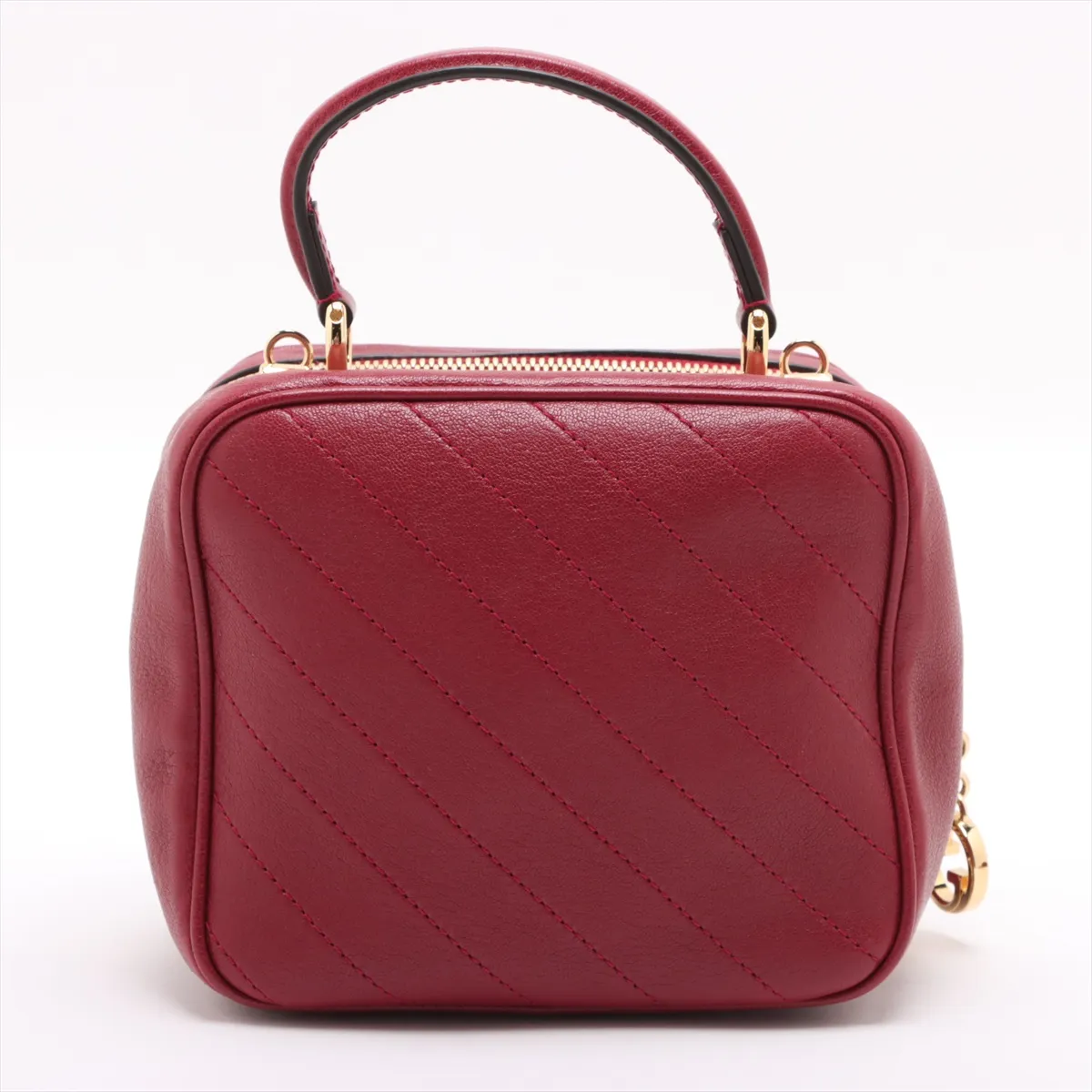 Blondie Leather 2WAY Handbag Red 744434 — view 2