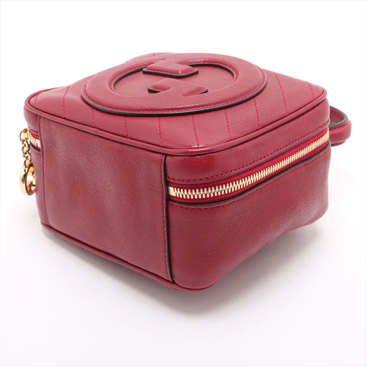 Blondie Leather 2WAY Handbag Red 744434 — view 3