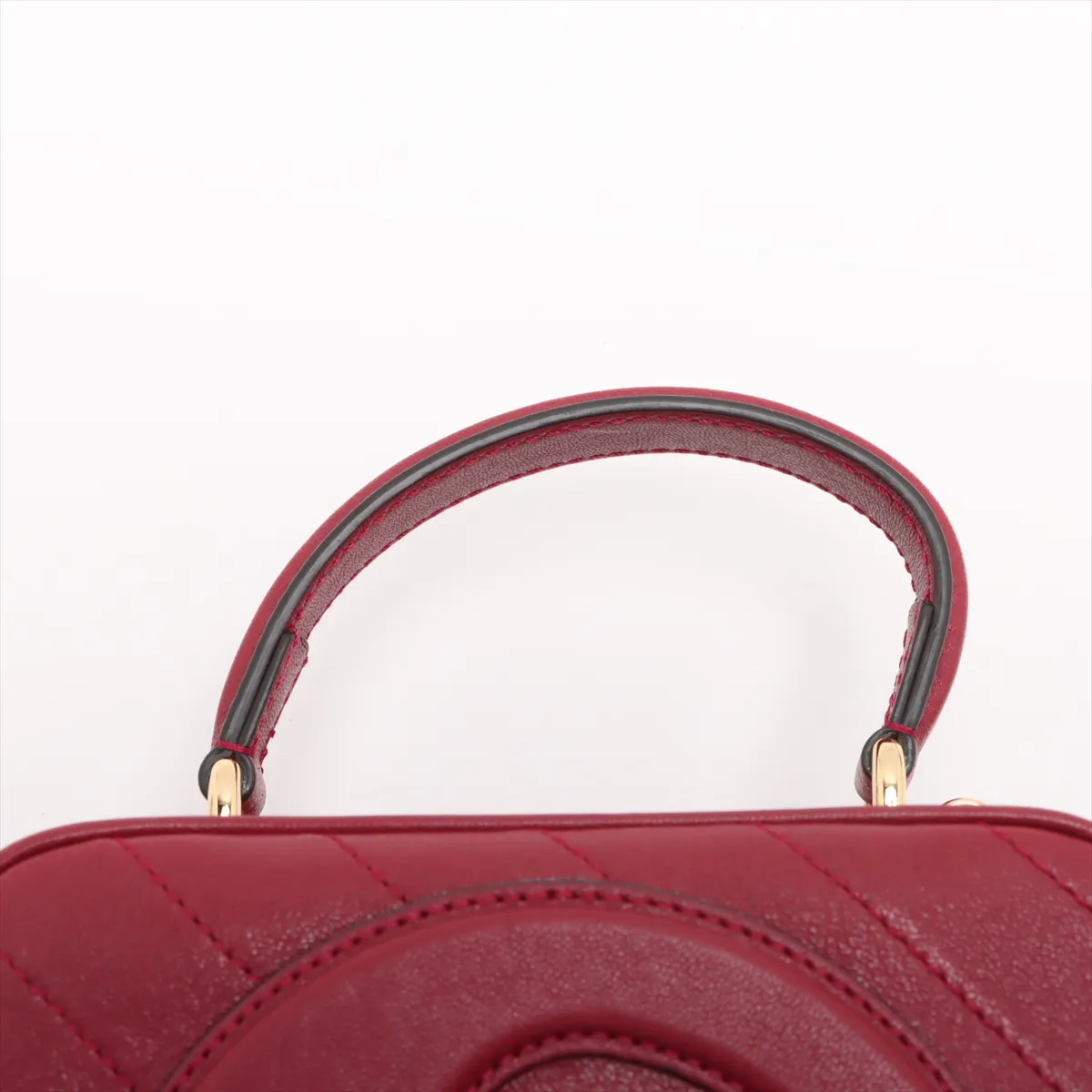 Blondie Leather 2WAY Handbag Red 744434 — view 6