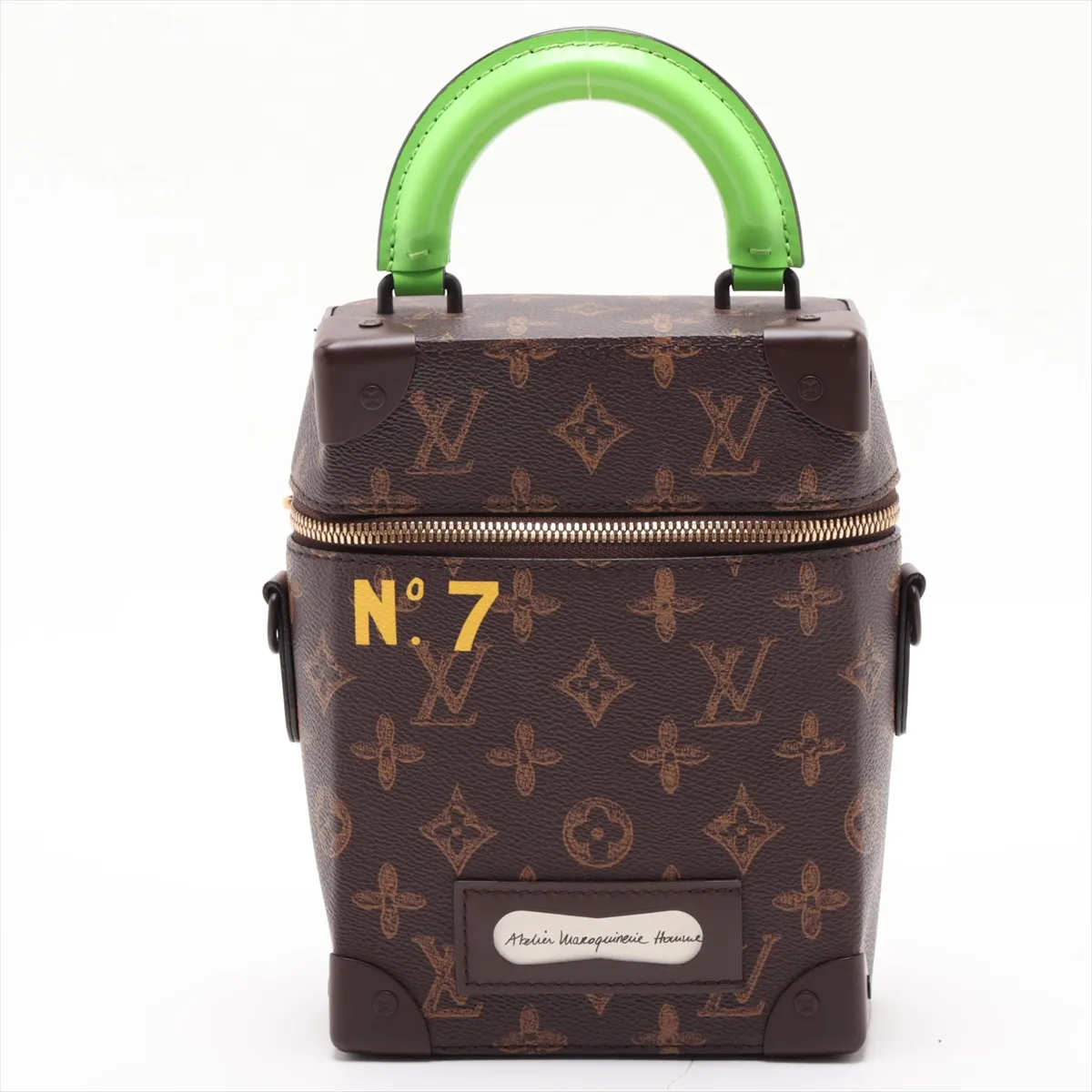 Monogram No.7 Vertical Box Trunk M59664 Brown (RFID detected)