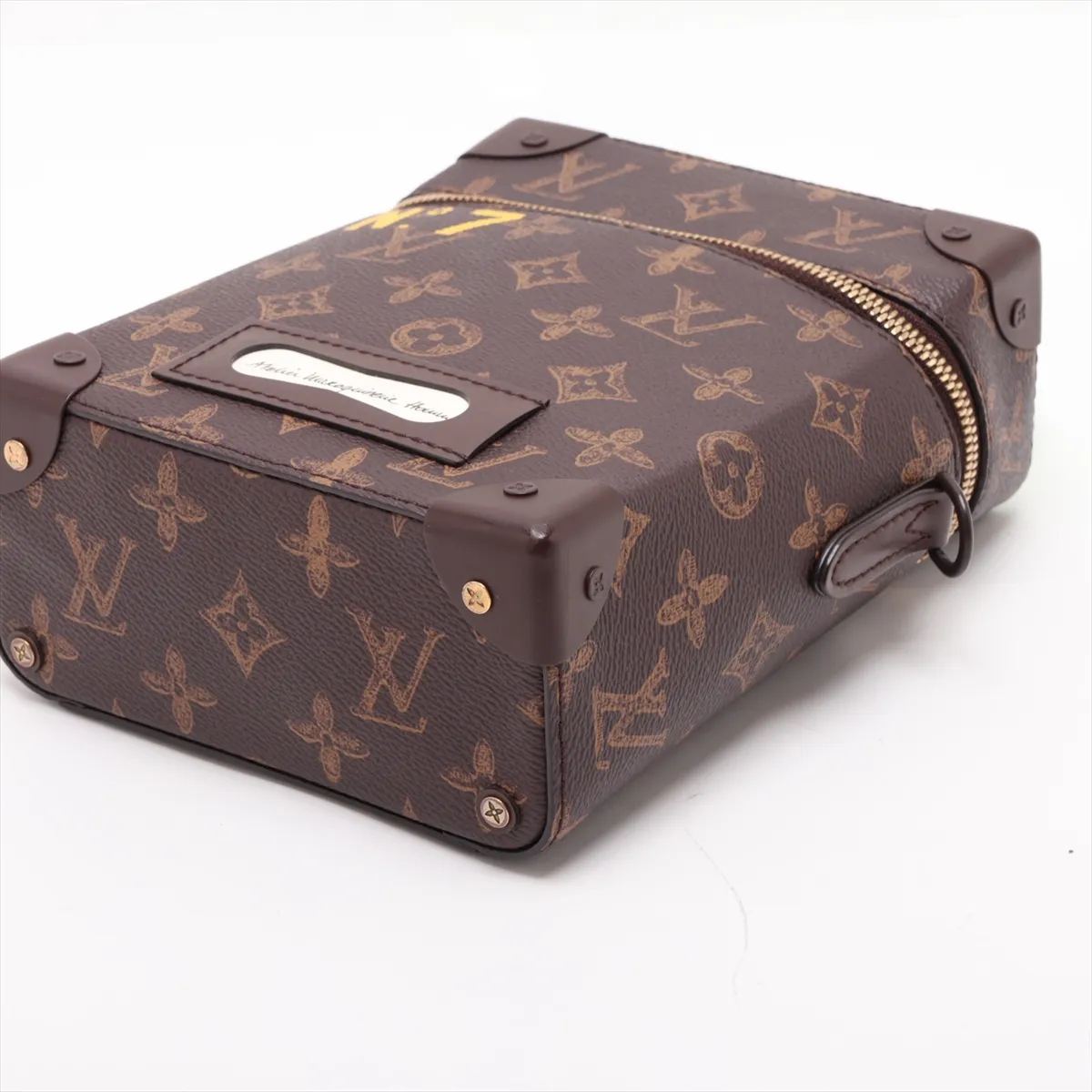 Monogram No.7 Vertical Box Trunk M59664 Brown (RFID detected) — view 3