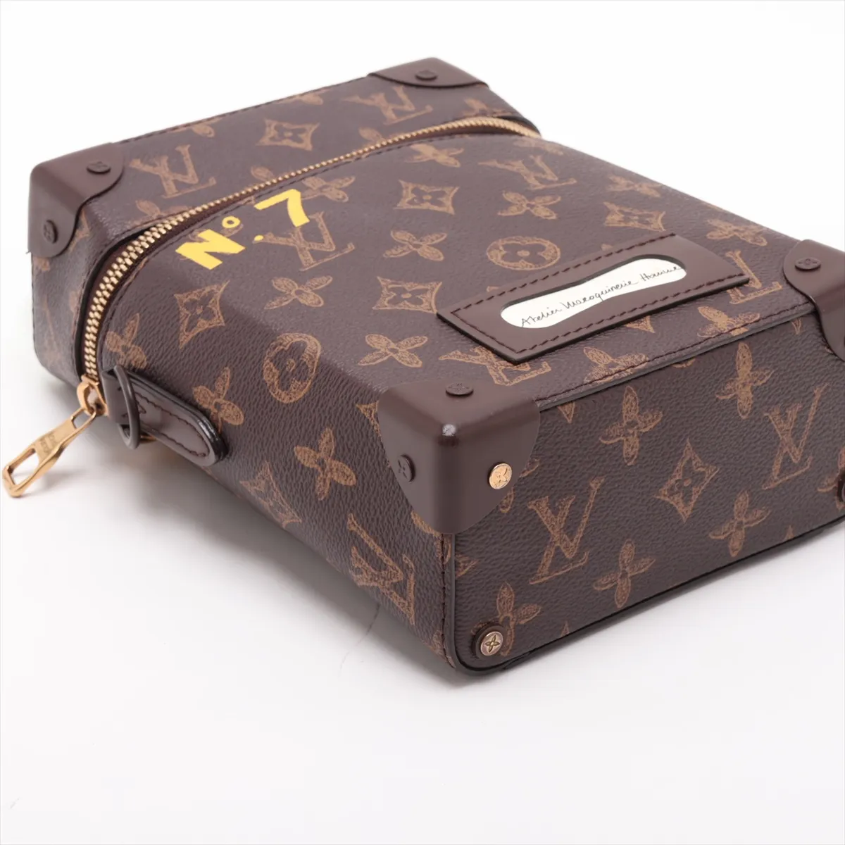 Monogram No.7 Vertical Box Trunk M59664 Brown (RFID detected) — view 4