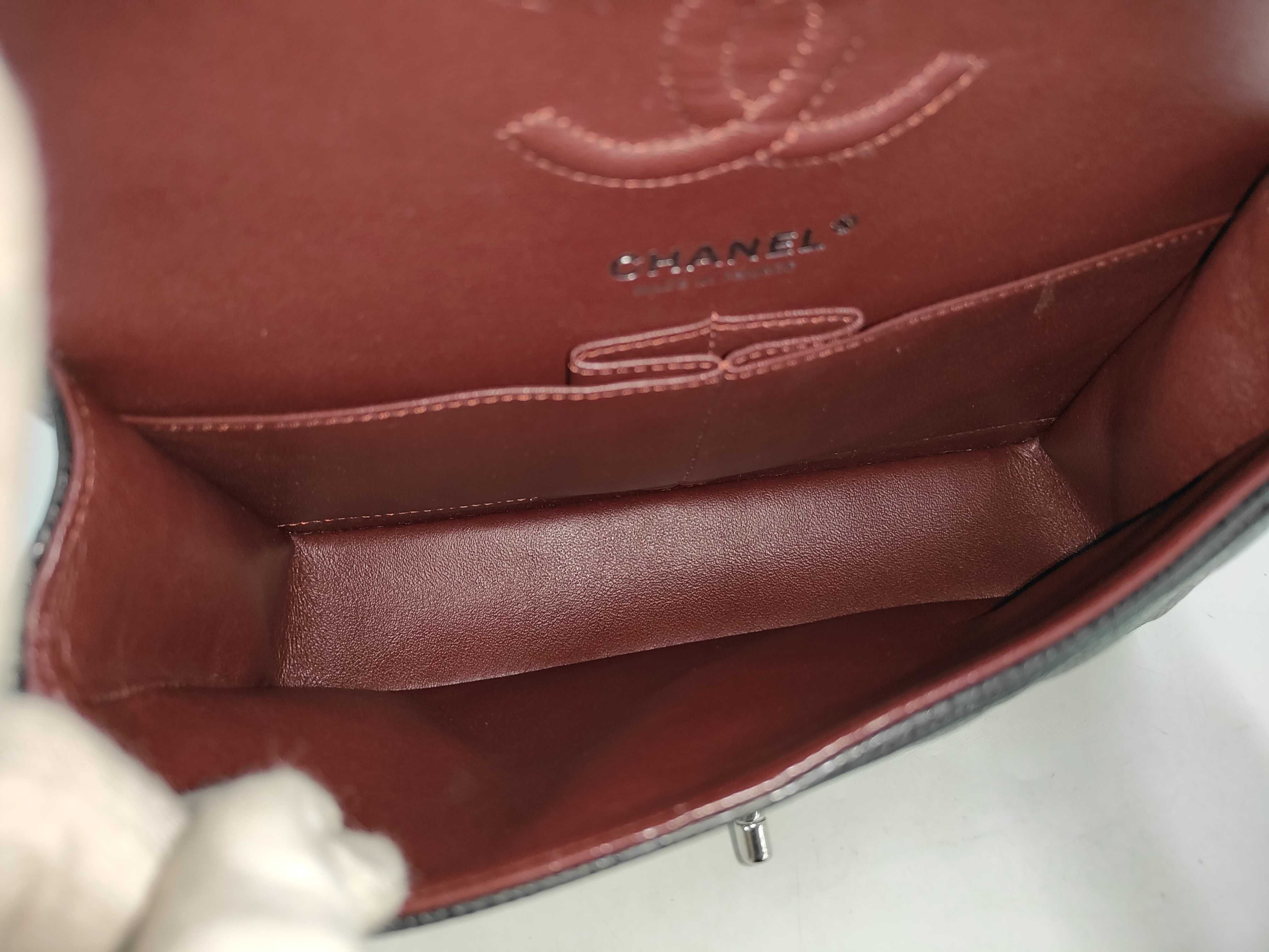 Matelassé 23 Caviar Double Flap Double Chain Shoulder Bag — view 9