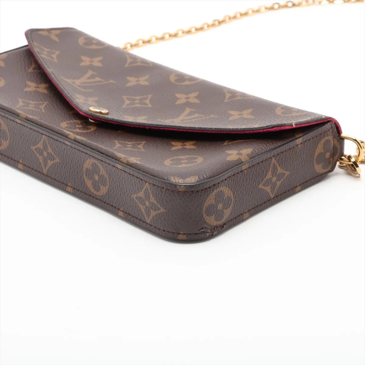 Monogram Pochette Felicie M61276 MI4129 Brown (RFID detected) — view 3