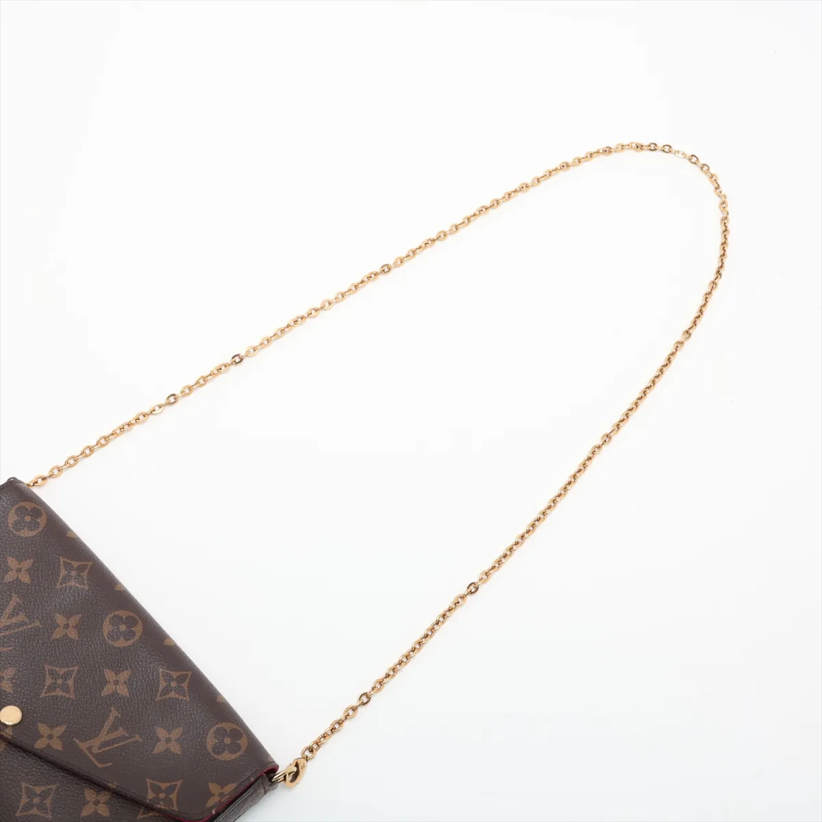 Monogram Pochette Felicie M61276 MI4129 Brown (RFID detected) — view 5