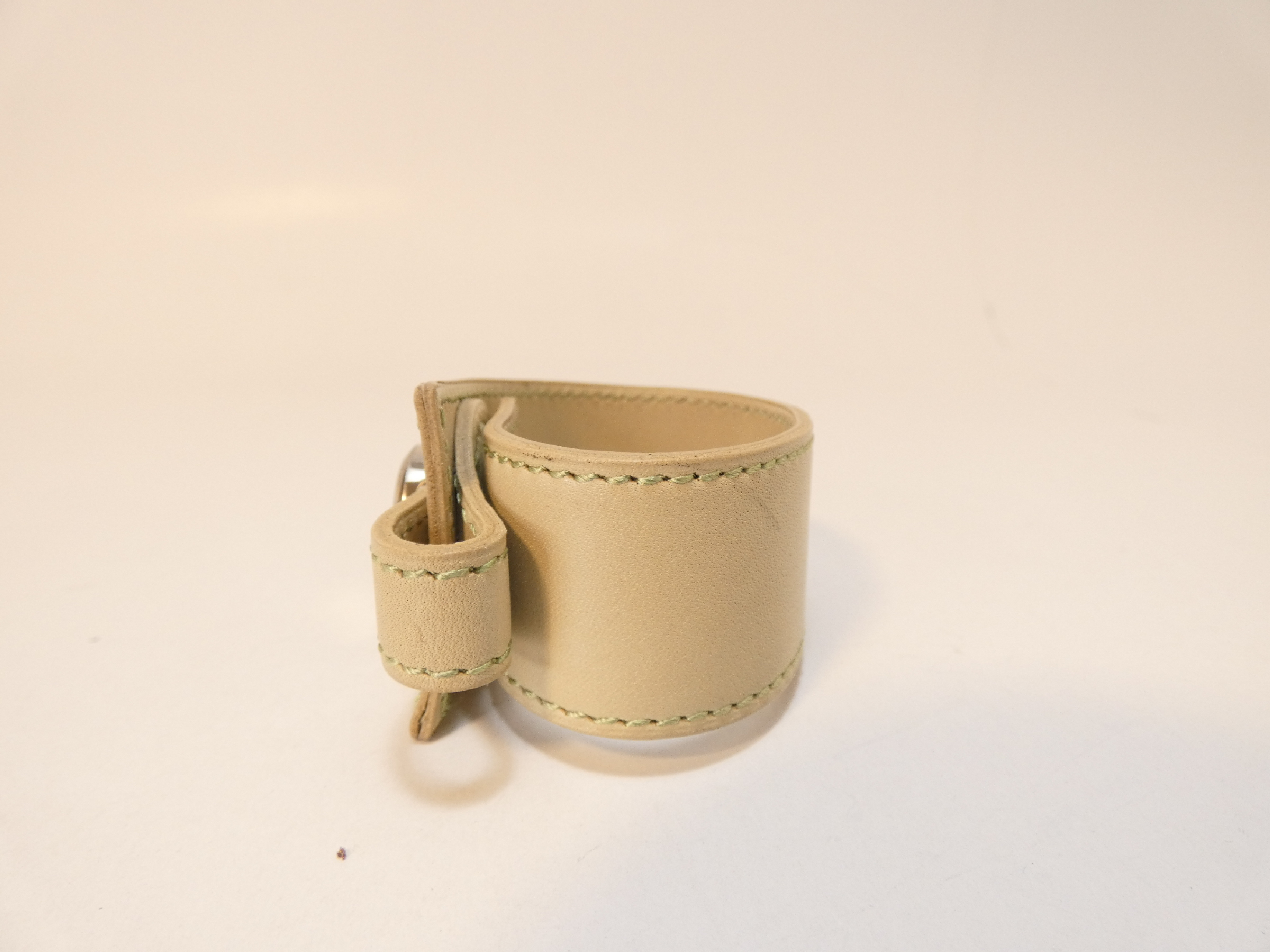 Sellier Leather Bangle Bracelet — view 3