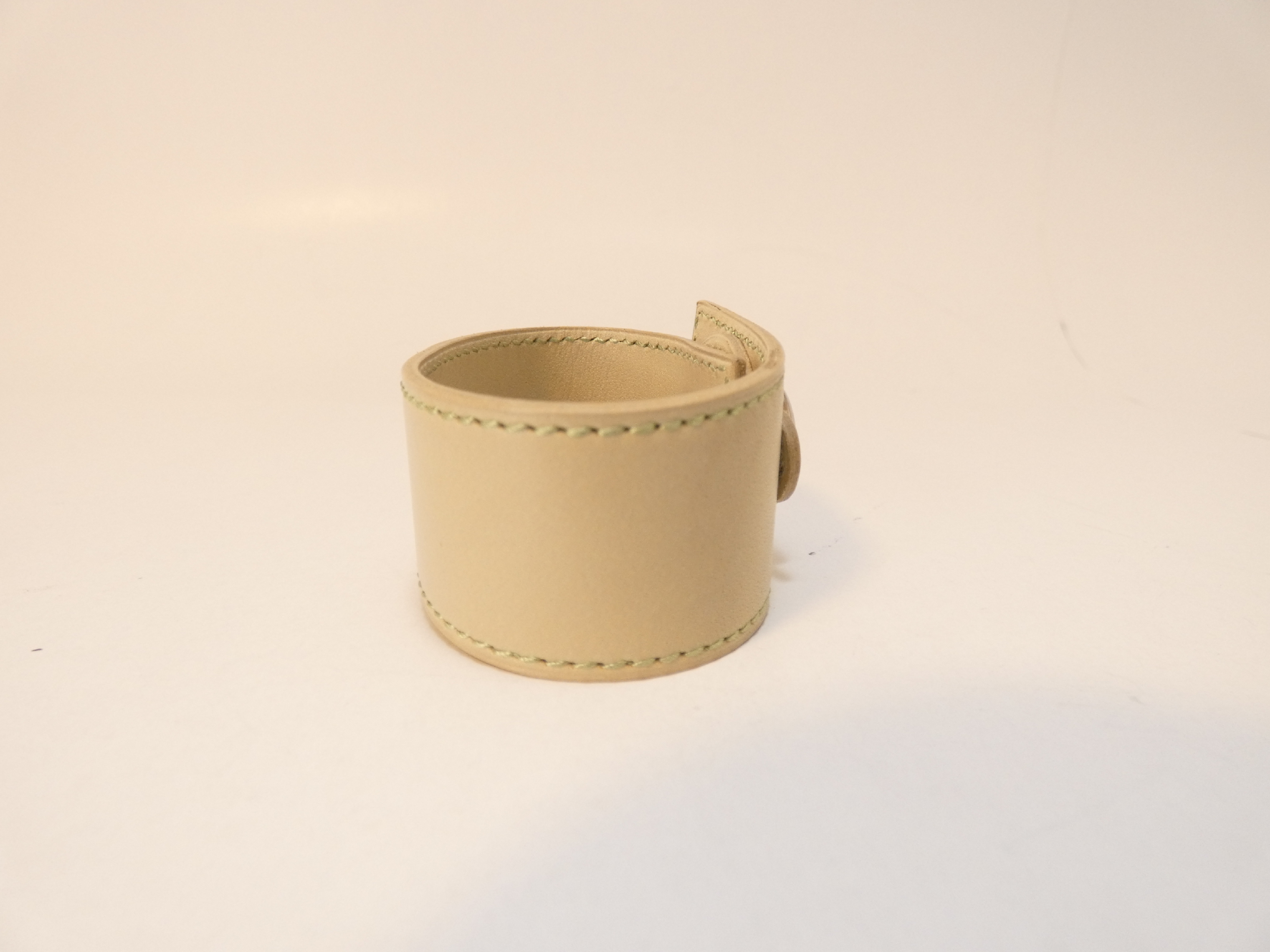 Sellier Leather Bangle Bracelet — view 4