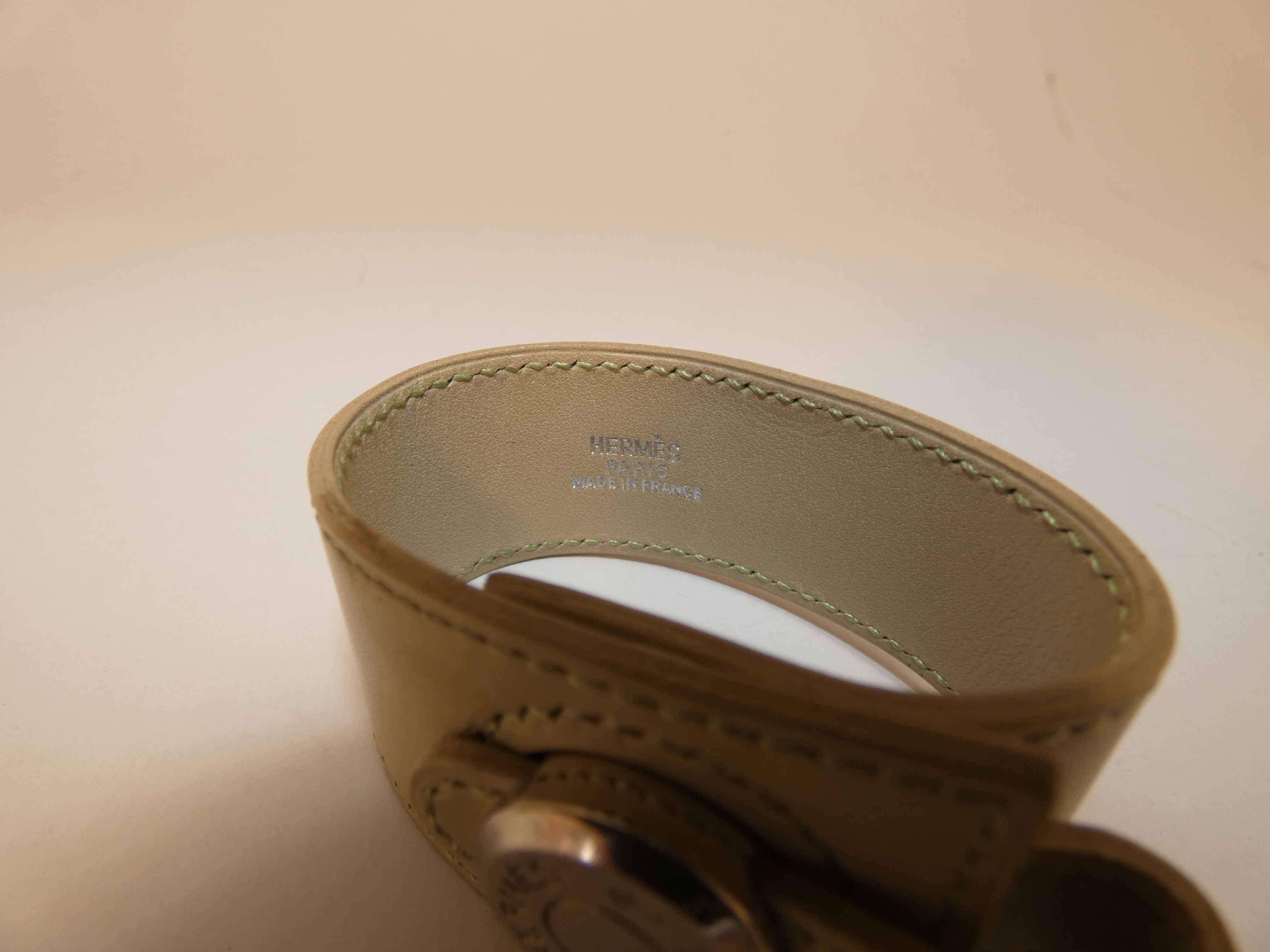 Sellier Leather Bangle Bracelet — view 5