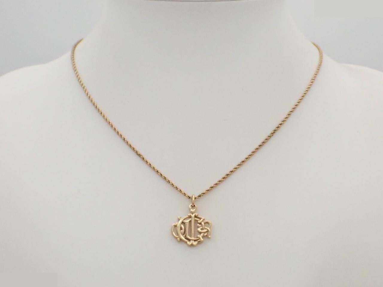 Gold necklace, chain approximately 44cm — view 3