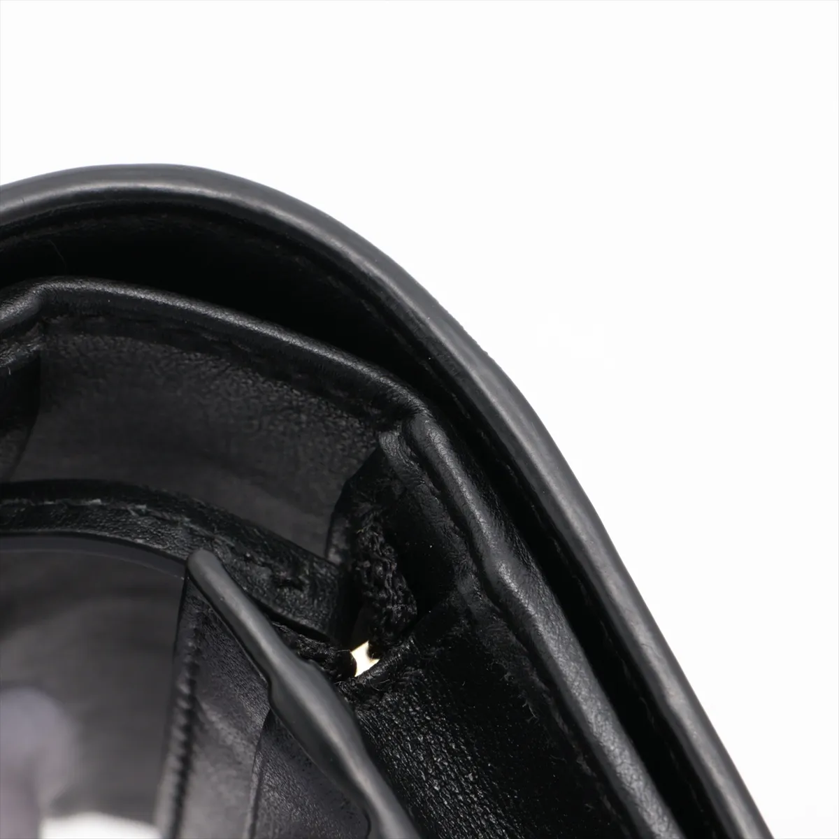 GG Matelasse 723786 Leather Compact Wallet Black — view 12