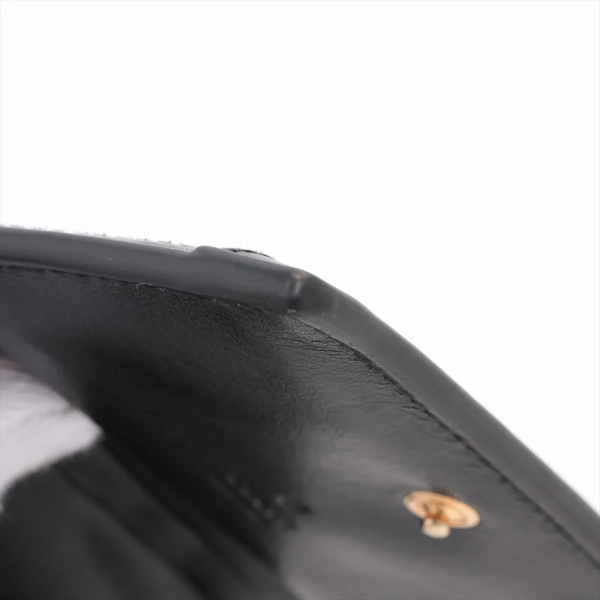 GG Matelasse 723786 Leather Compact Wallet Black — view 8