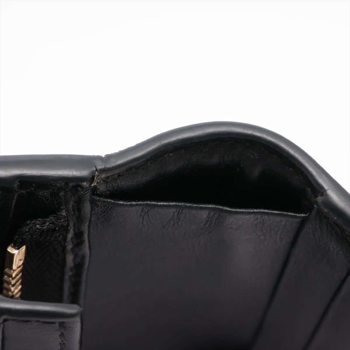 GG Matelasse 723786 Leather Compact Wallet Black — view 9