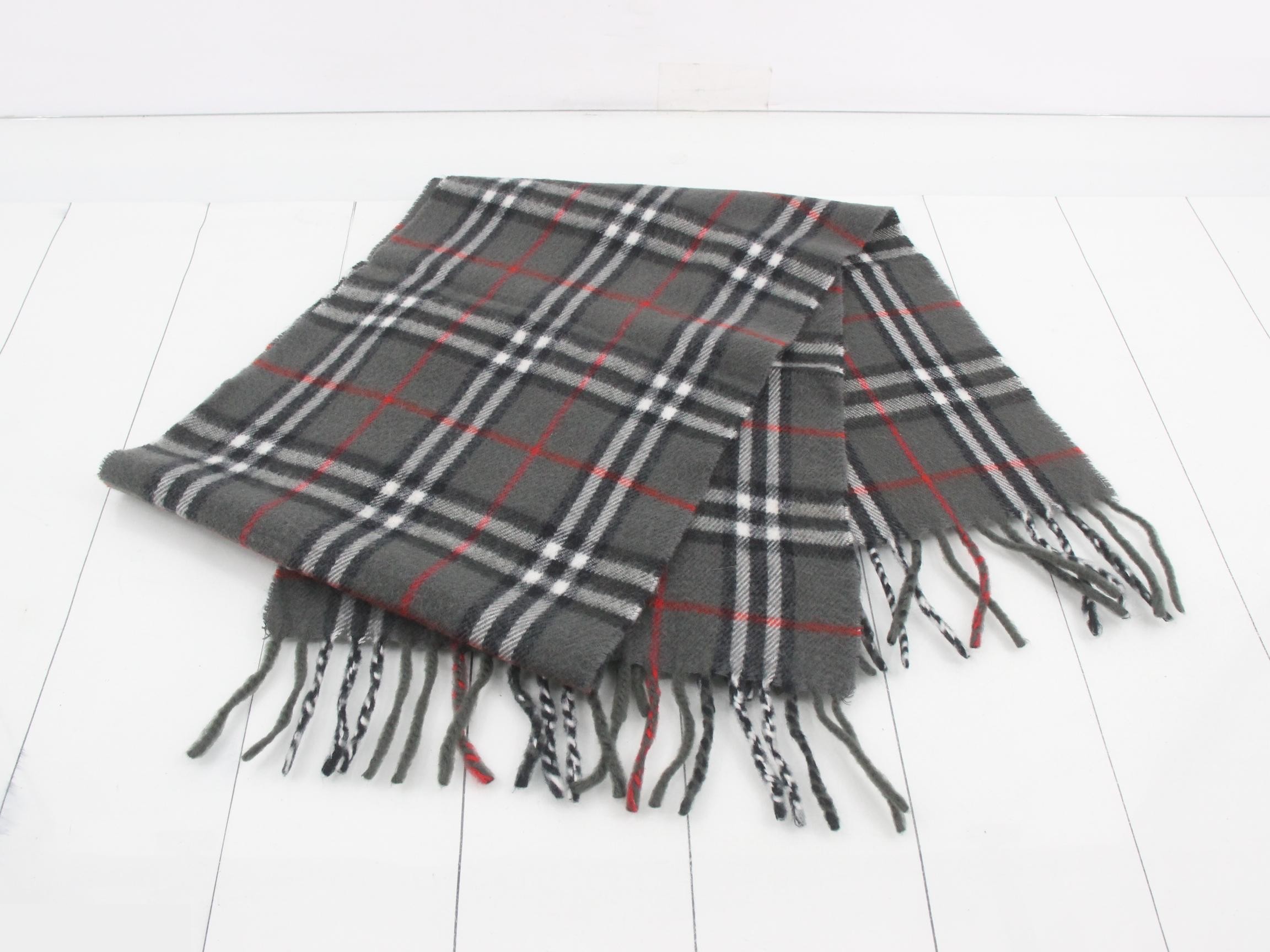 Nova Check Scarf, Gray — view 3