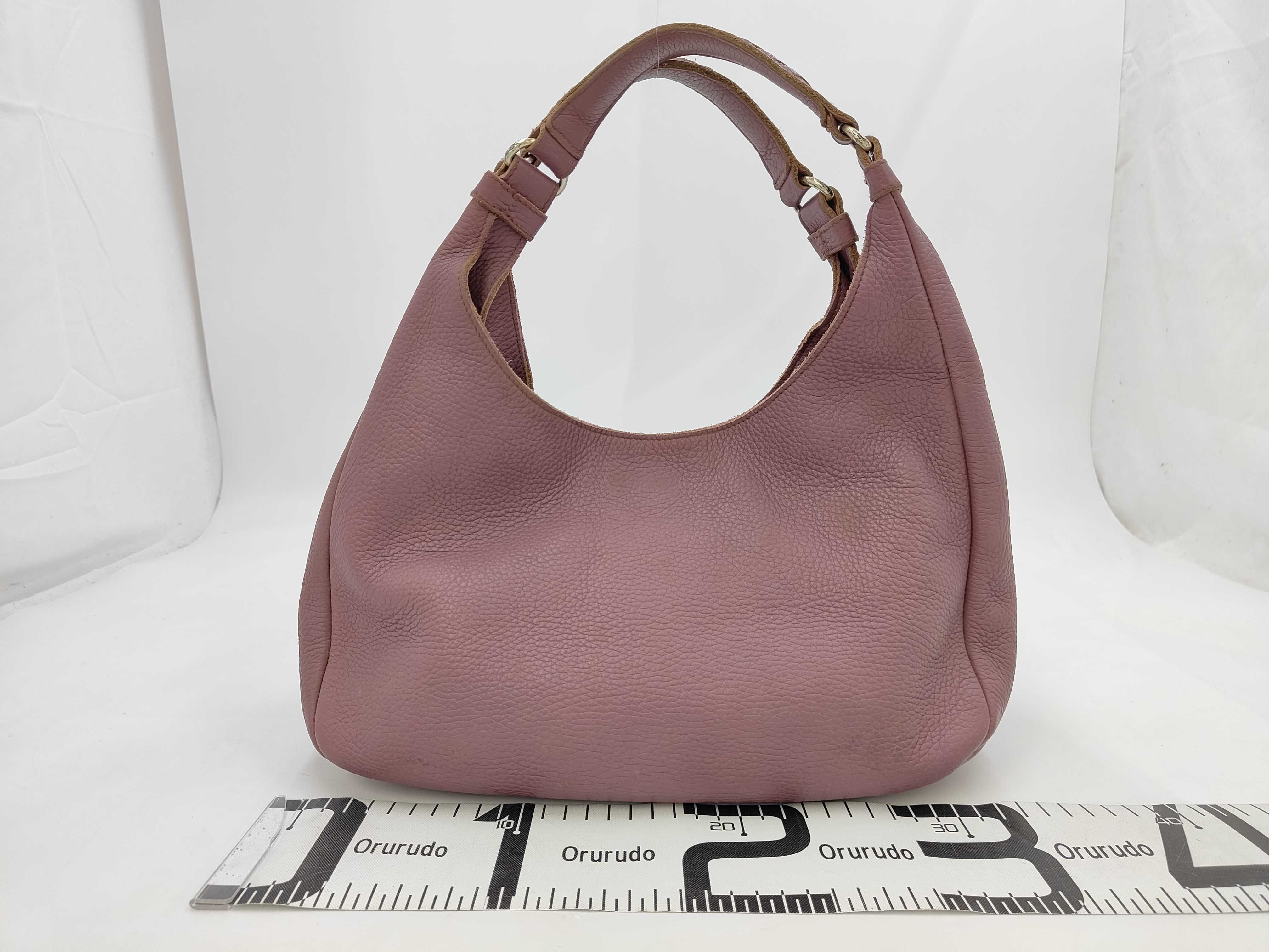 Shoulder Bag Handbag Intrecciato Leather Purple Bag — view 2