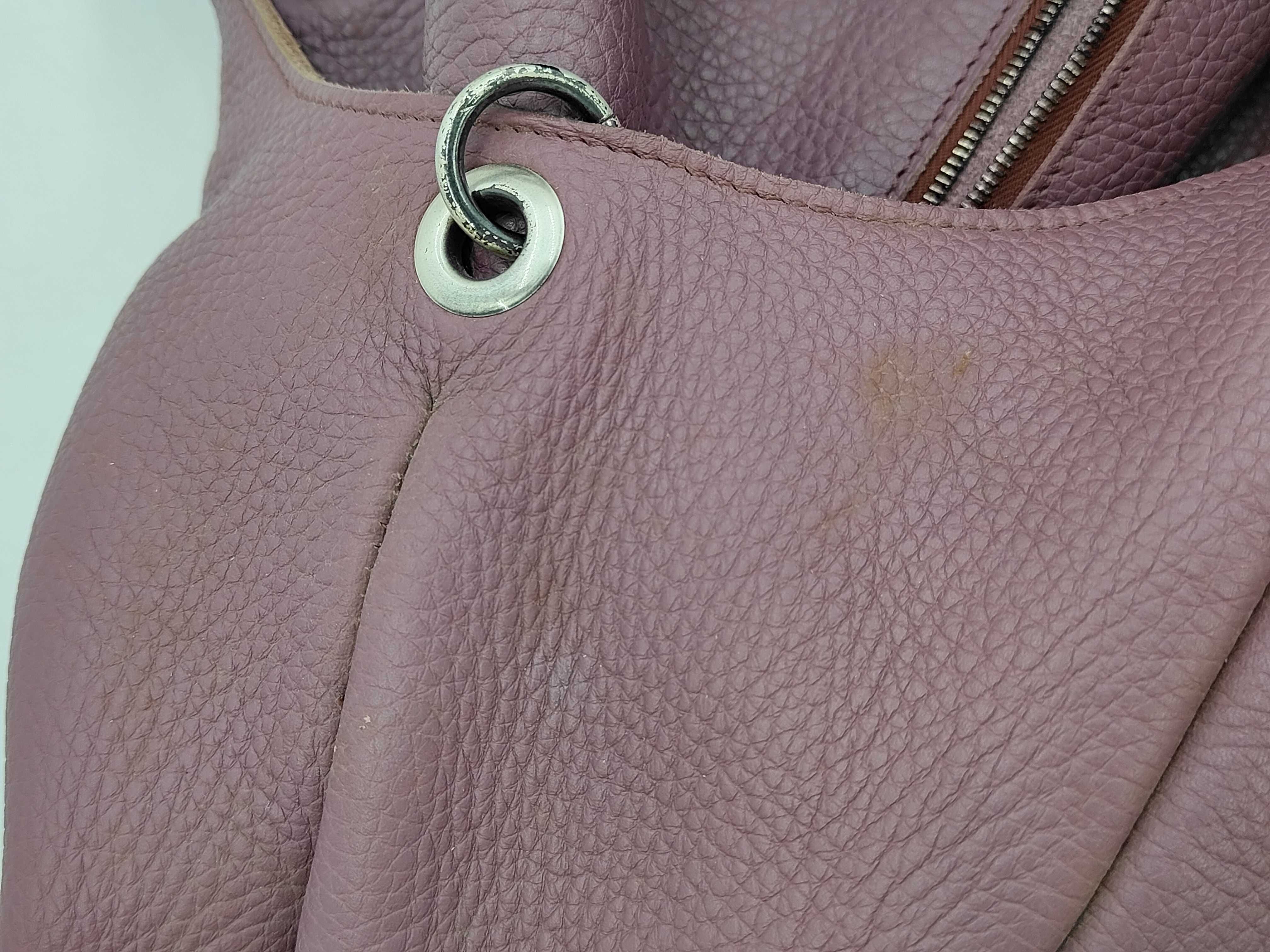 Shoulder Bag Handbag Intrecciato Leather Purple Bag — view 11