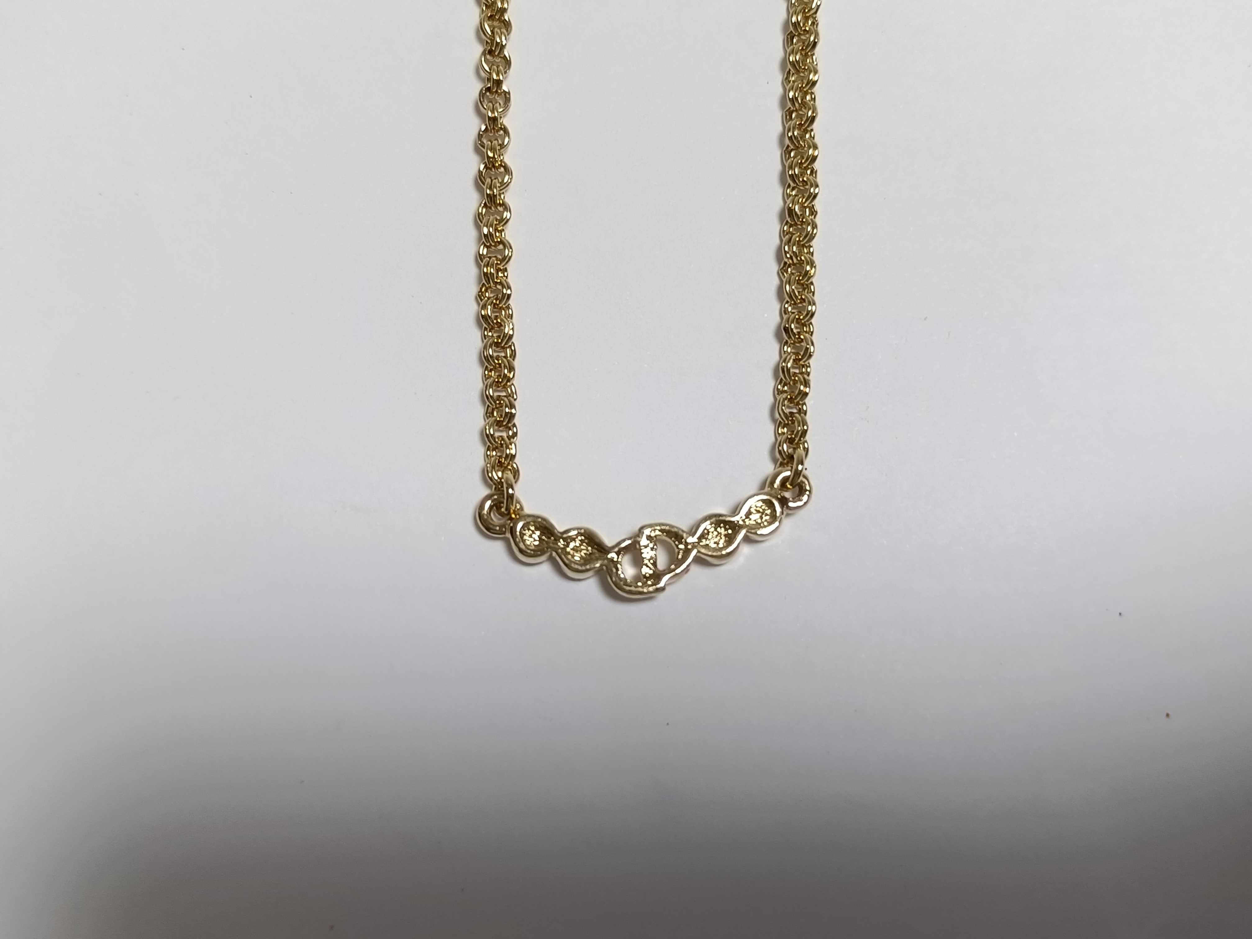 CD 4P Rhinestone Necklace — view 3