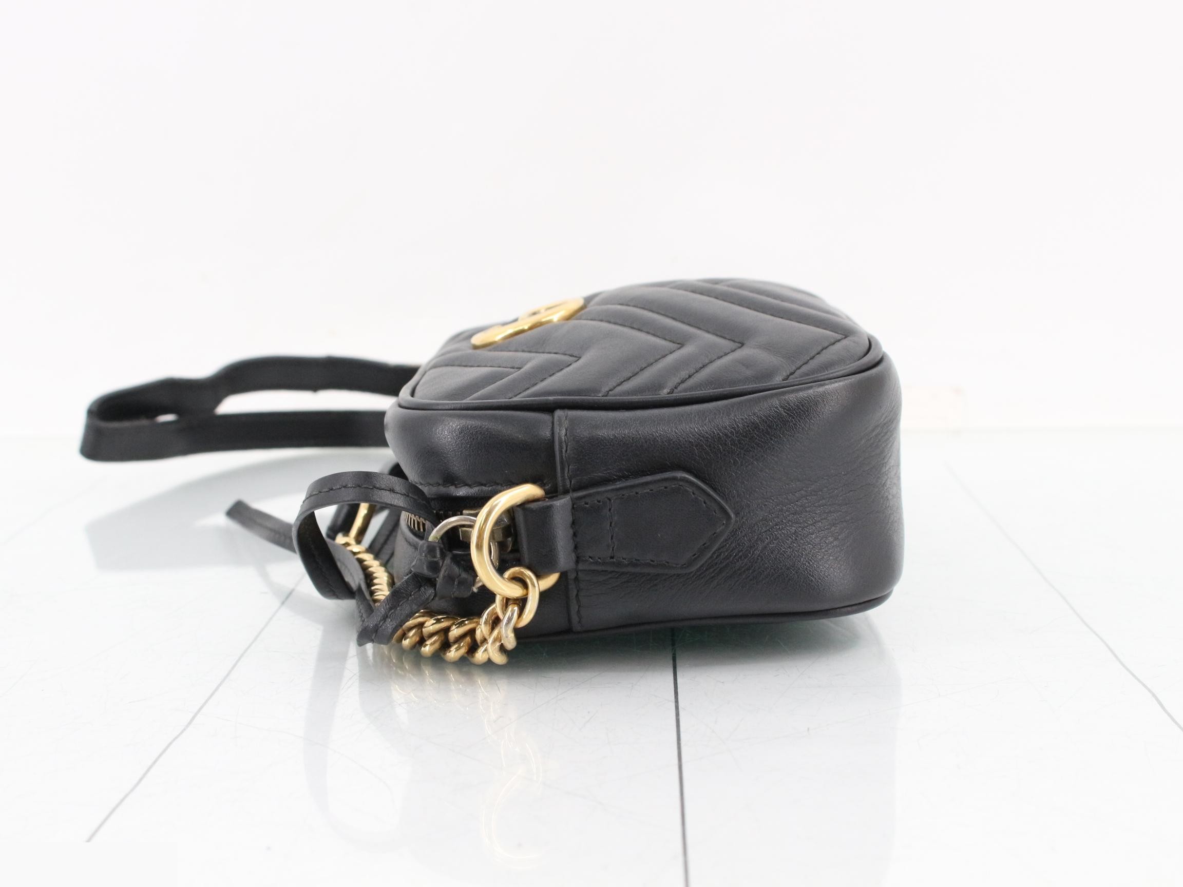GG Marmont Mini Chain Shoulder Bag — view 4