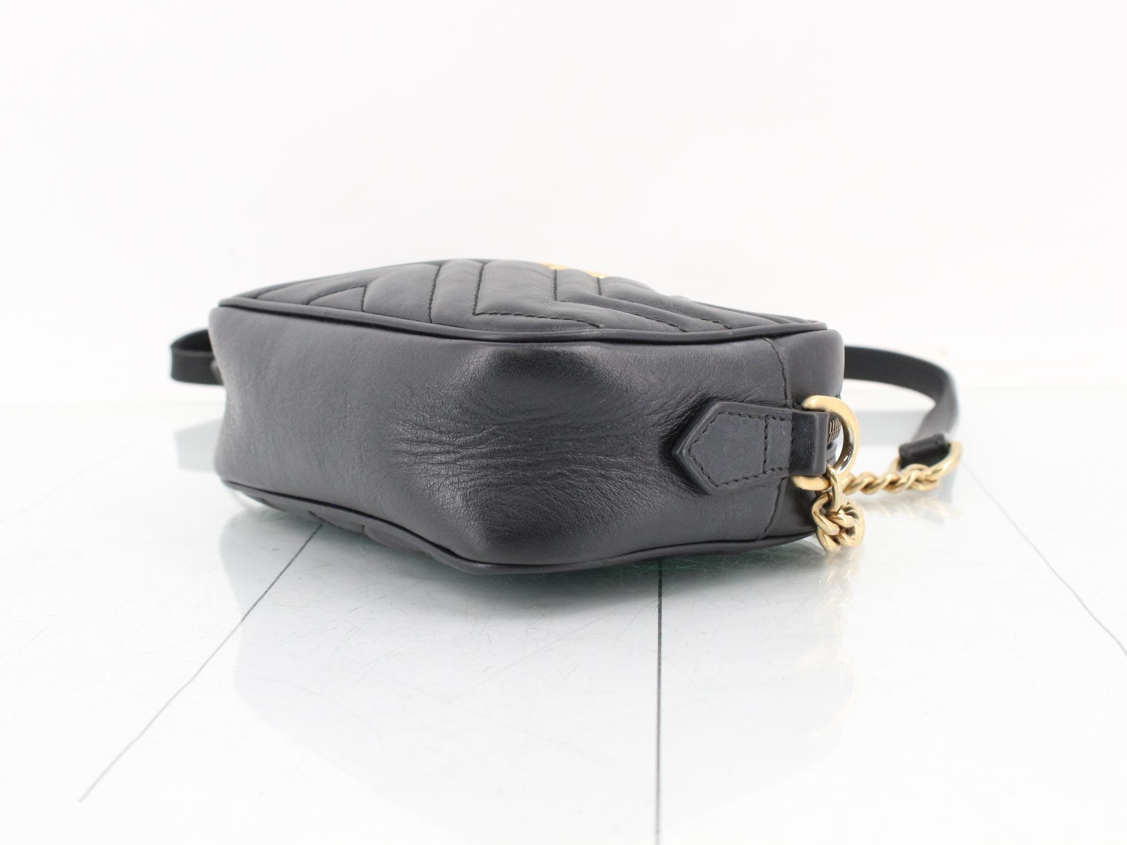GG Marmont Mini Chain Shoulder Bag — view 6