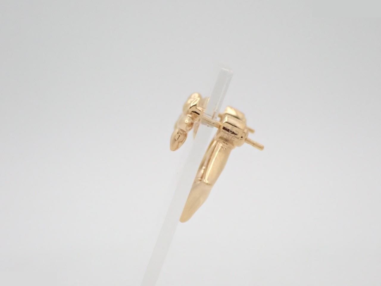 M00770 LV Flowergram Earrings, Gold GP — view 3