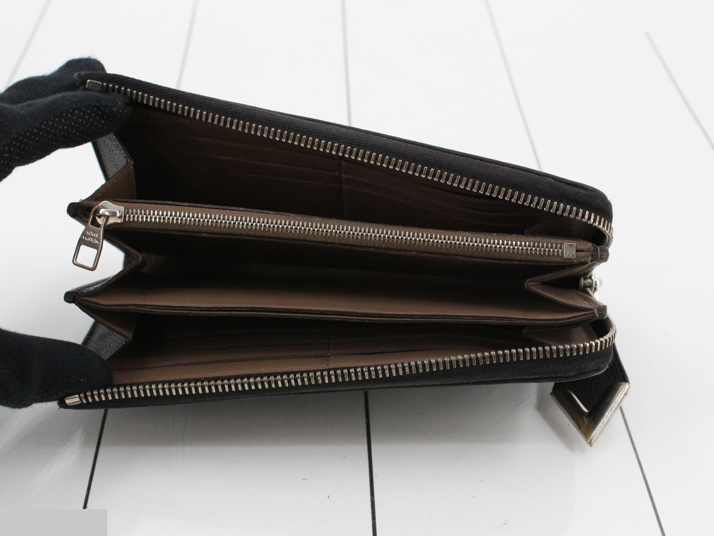 LV L-shaped zipper long wallet — view 4