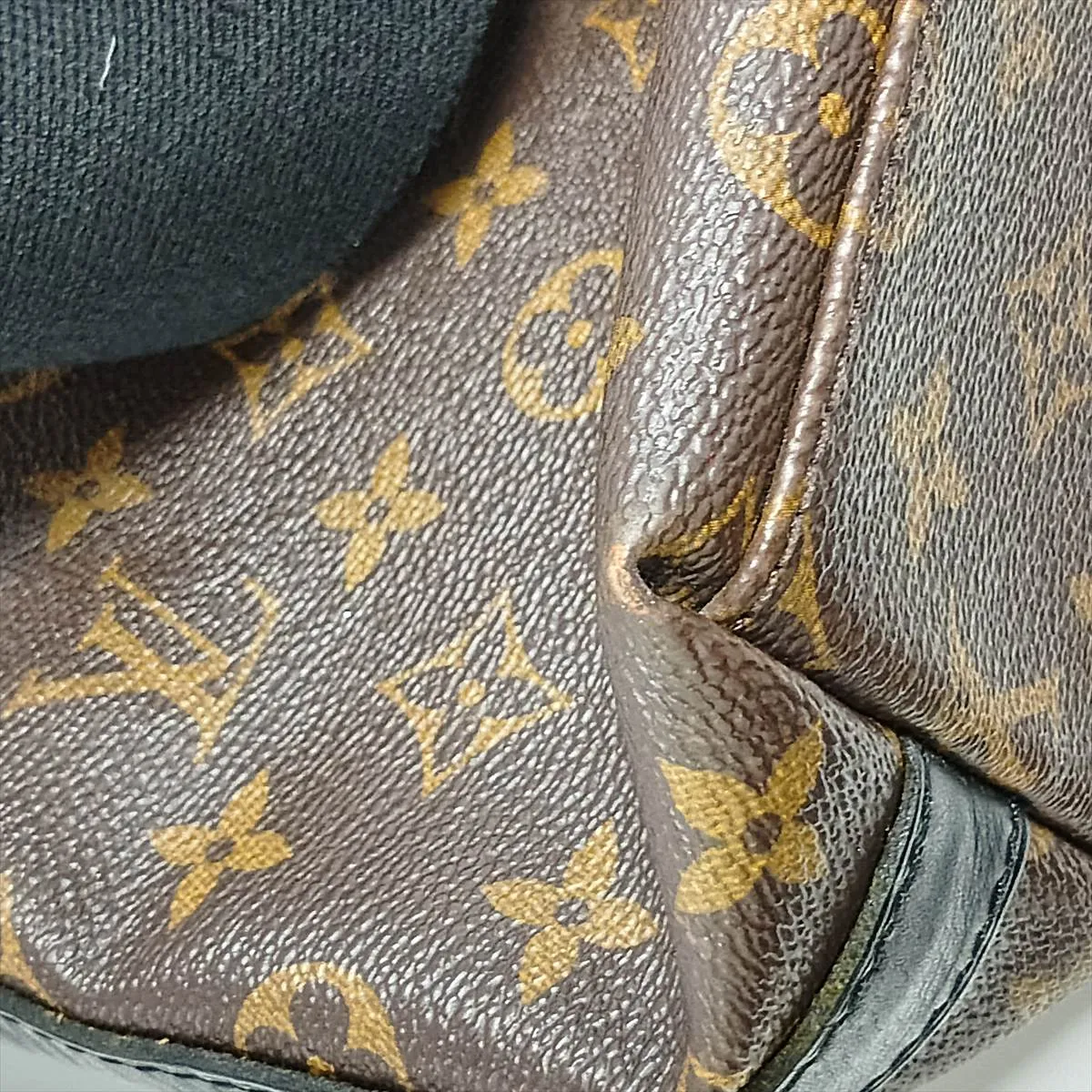 Monogram Macassar Kitan M40388 DU3102 Brown x Black — view 11