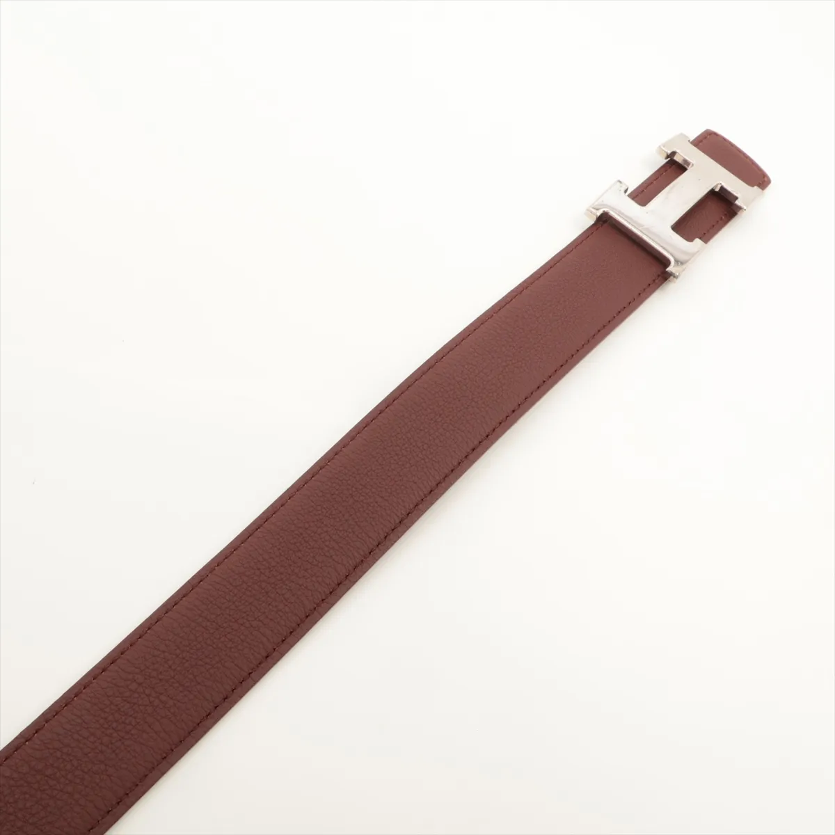 H-belt D:2000 Belt 65 Leather Black x Brown — view 2