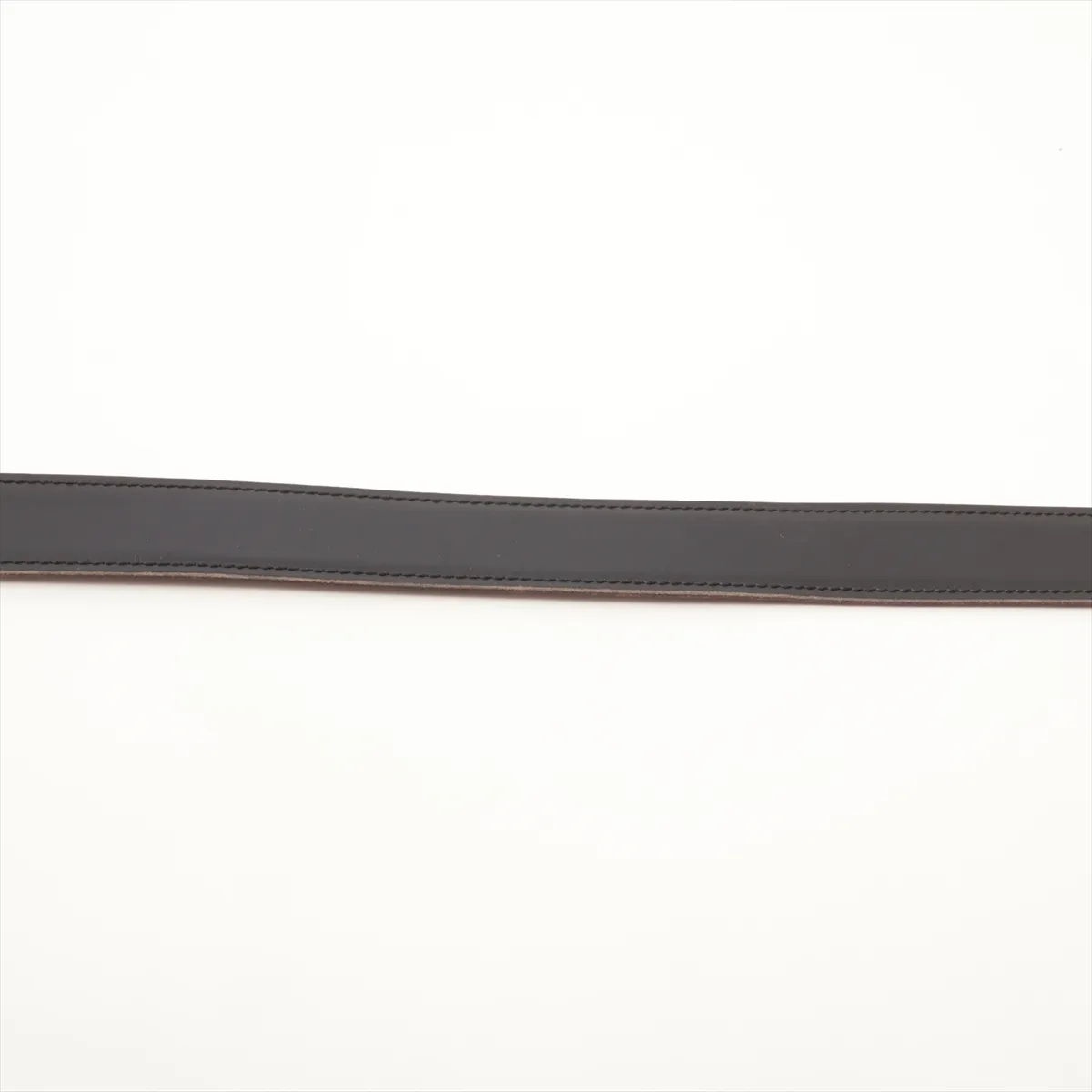H-belt D:2000 Belt 65 Leather Black x Brown — view 4