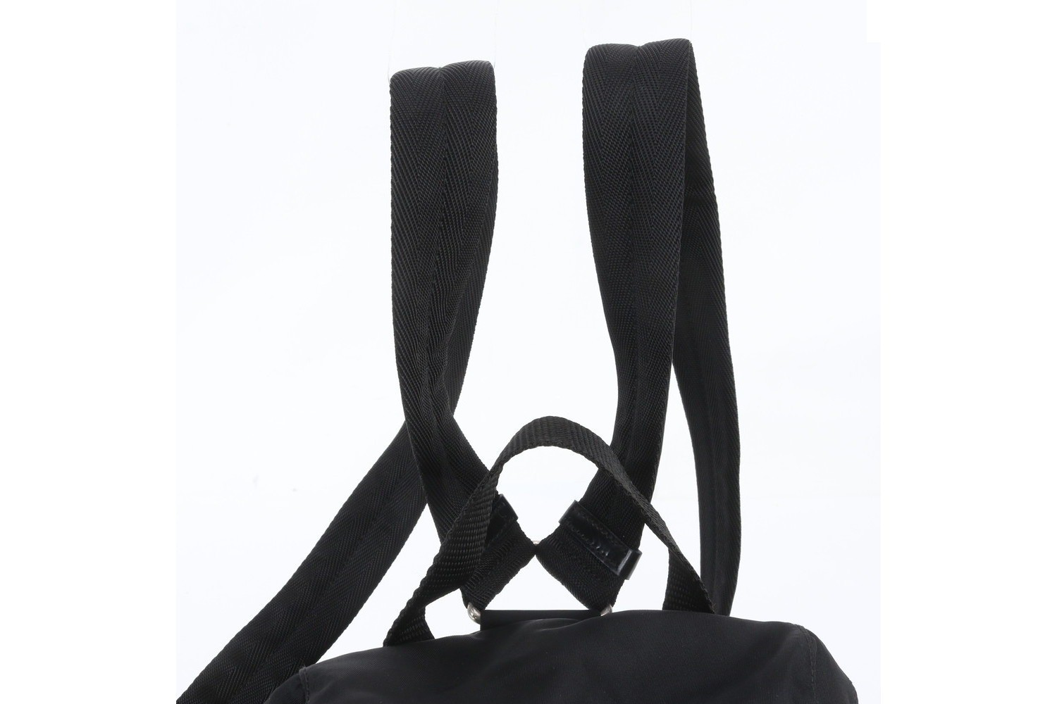 Guaranteed Tessuto Nylon Backpack with White Tag, B6677, Leather — view 2
