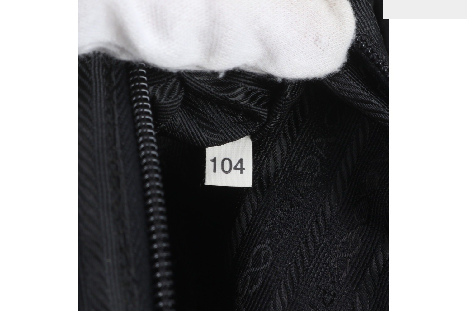 Guaranteed Tessuto Nylon Backpack with White Tag, B6677, Leather — view 9