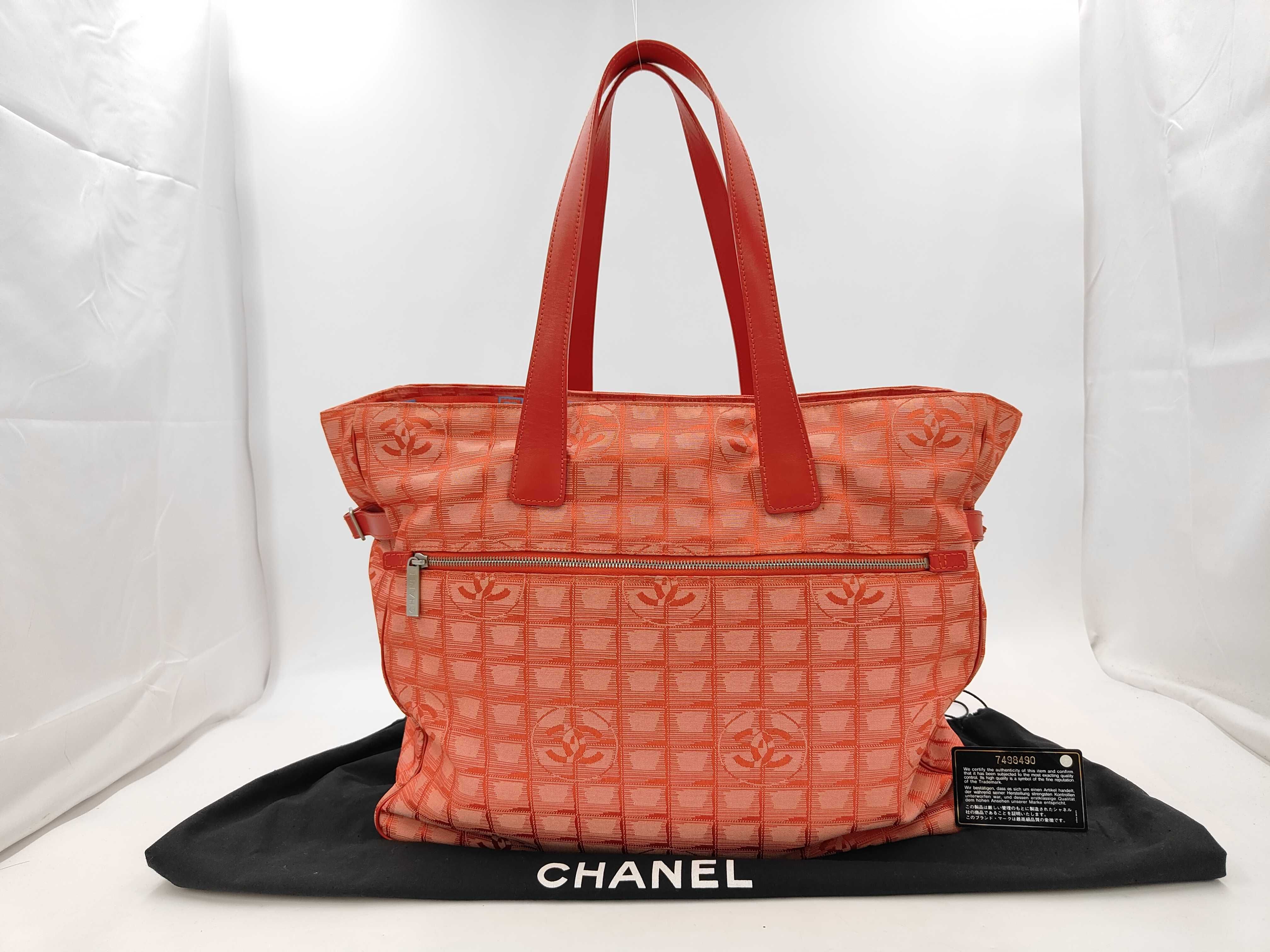 New Travel Line Tote Bag (Red)