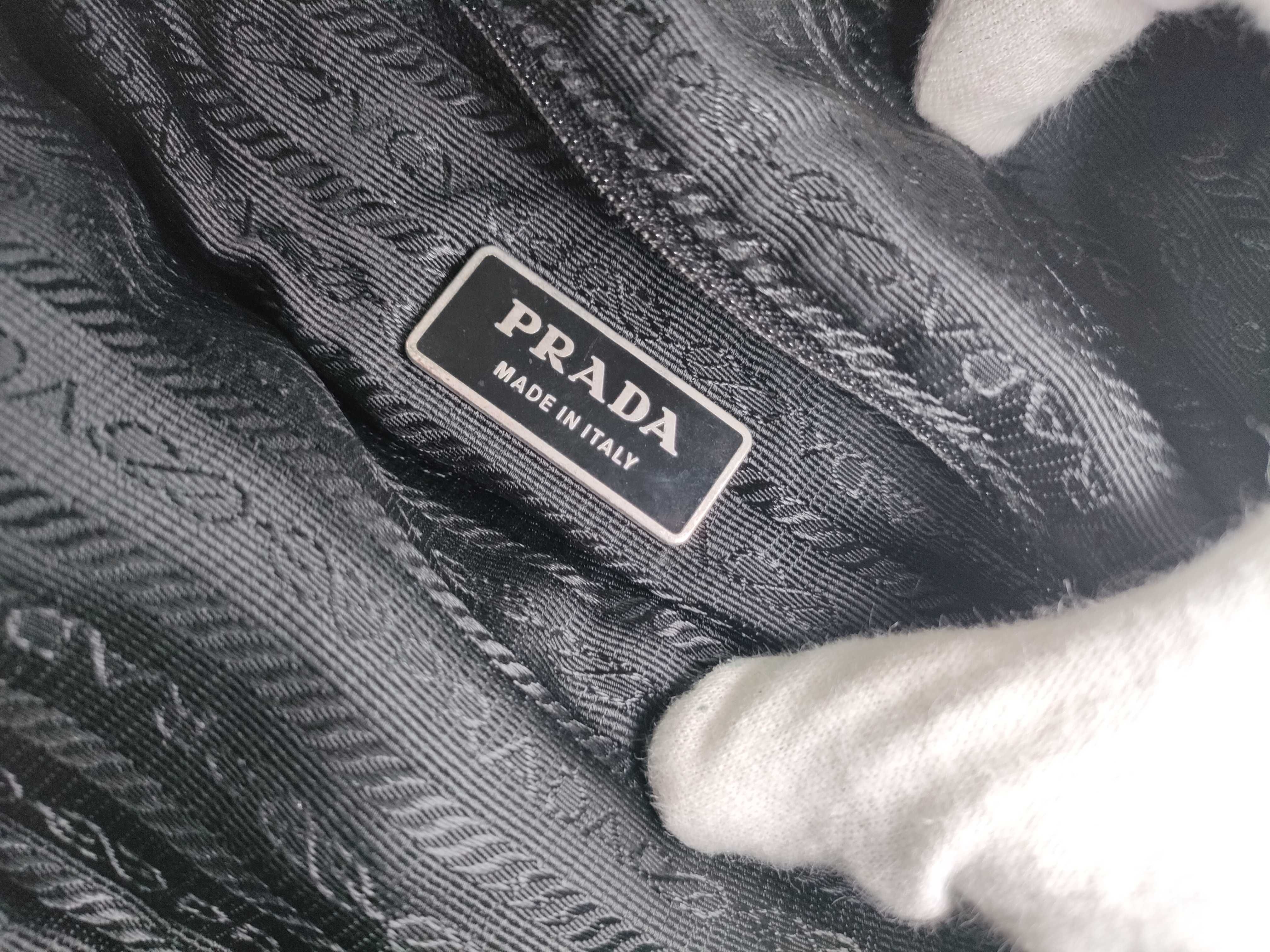 Nylon Shoulder Bag, Black — view 13