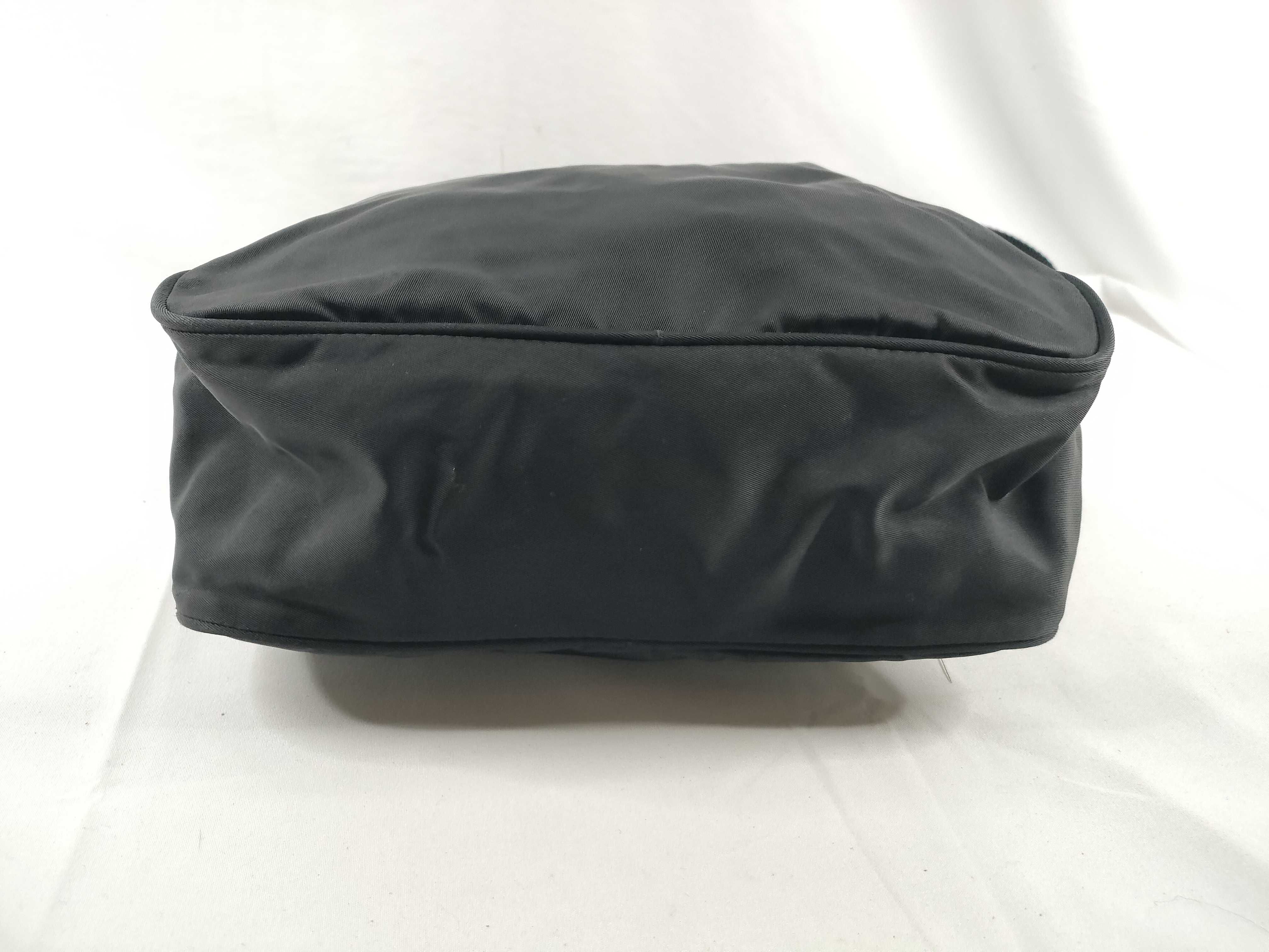 Nylon Shoulder Bag, Black — view 4