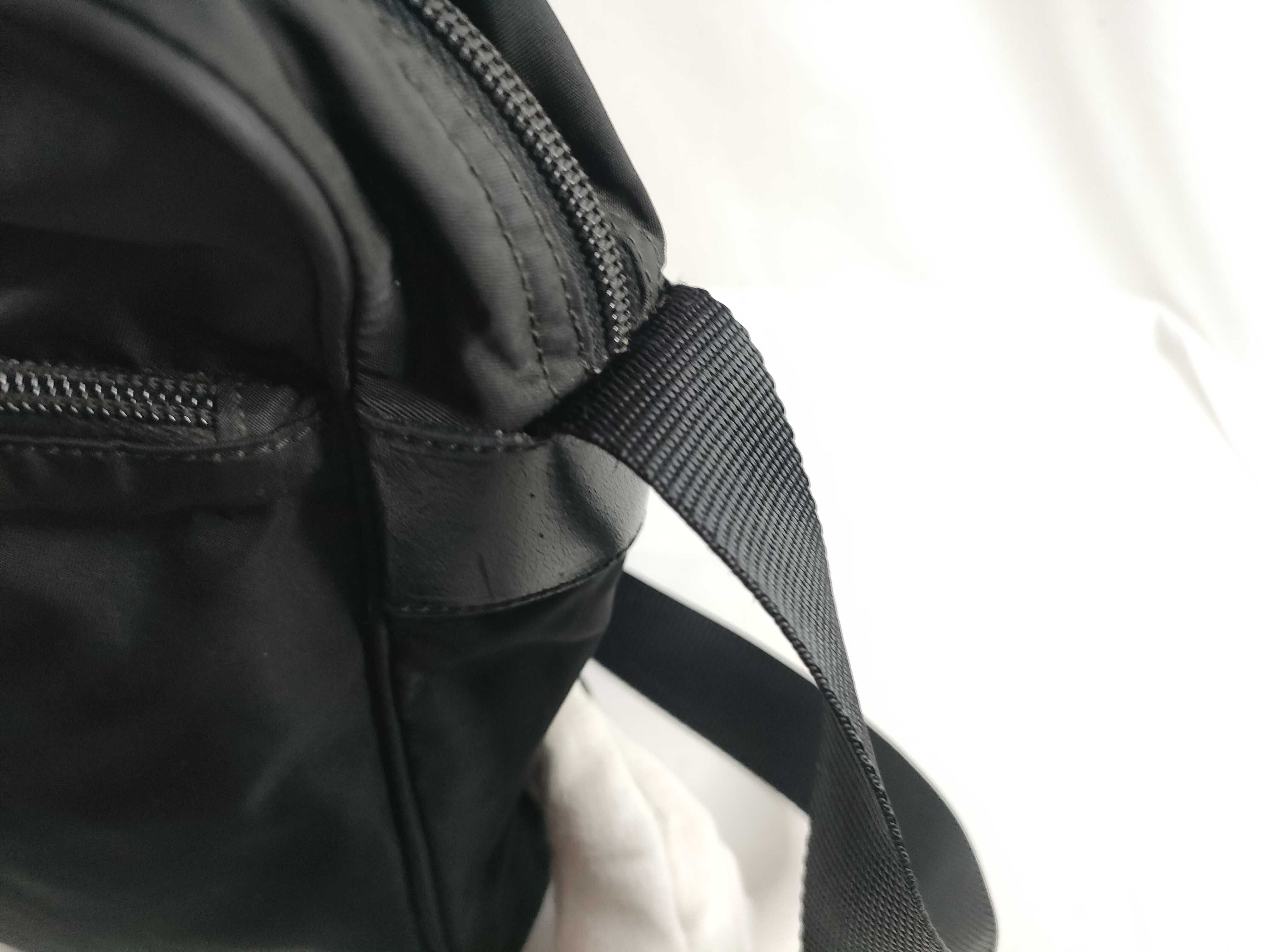 Nylon Shoulder Bag, Black — view 8