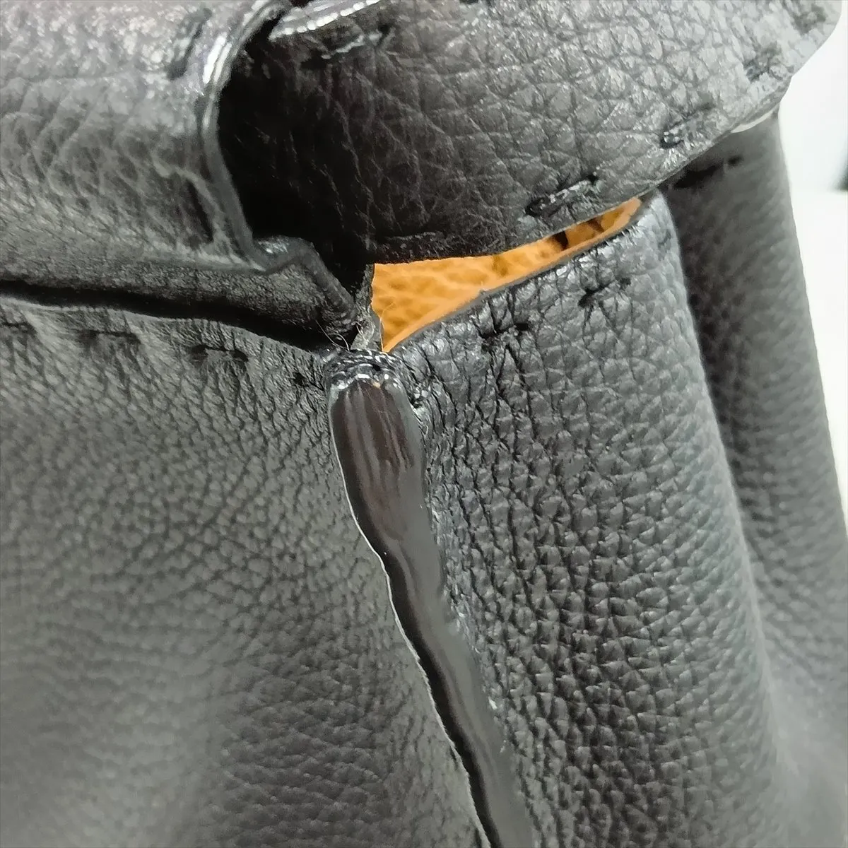 Peekaboo Regular Selleria Leather 2-Way Handbag, Black 8BN226 — view 13