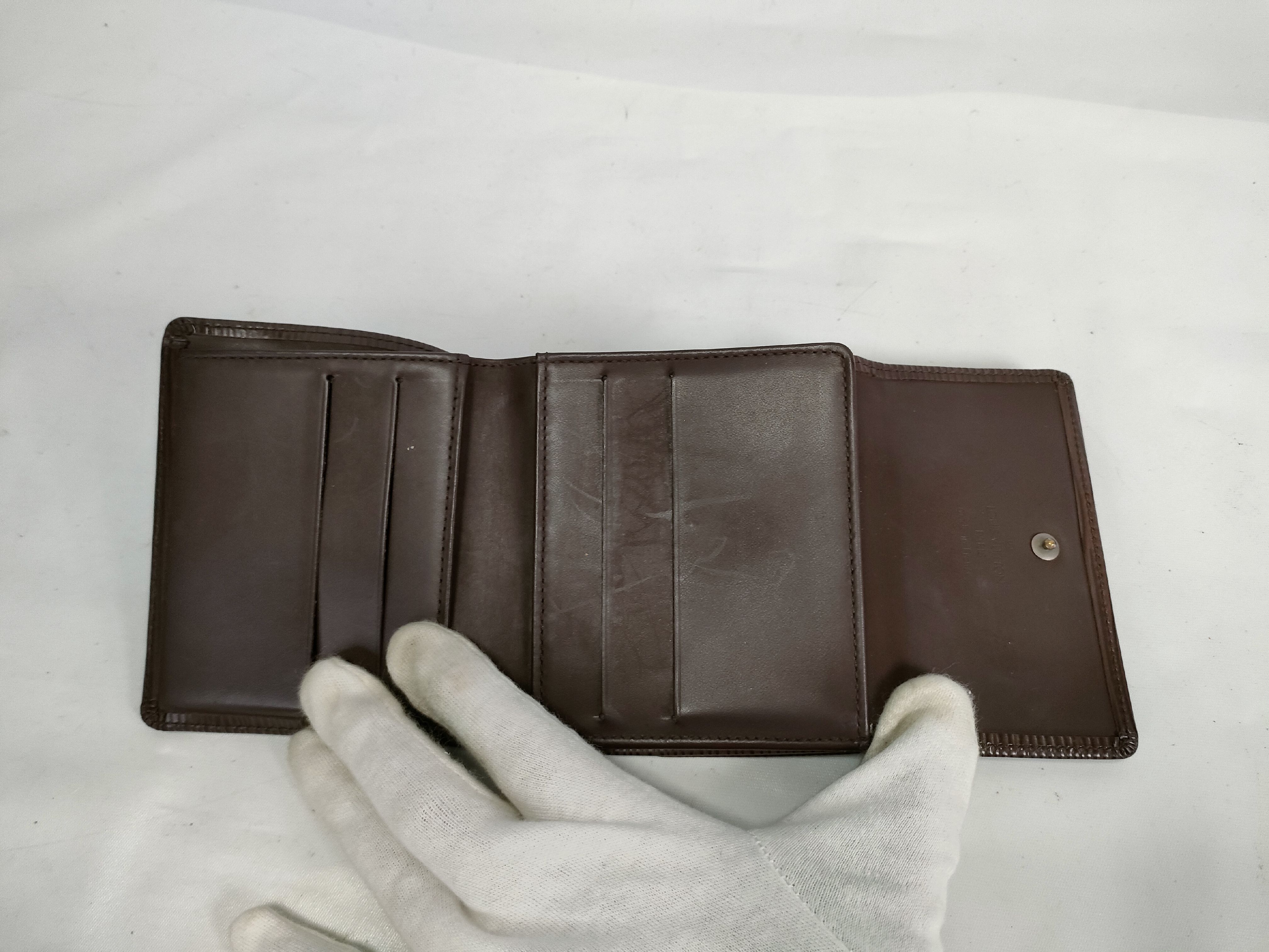 Epi Leather Wallet with Double Snap Closure — view 7