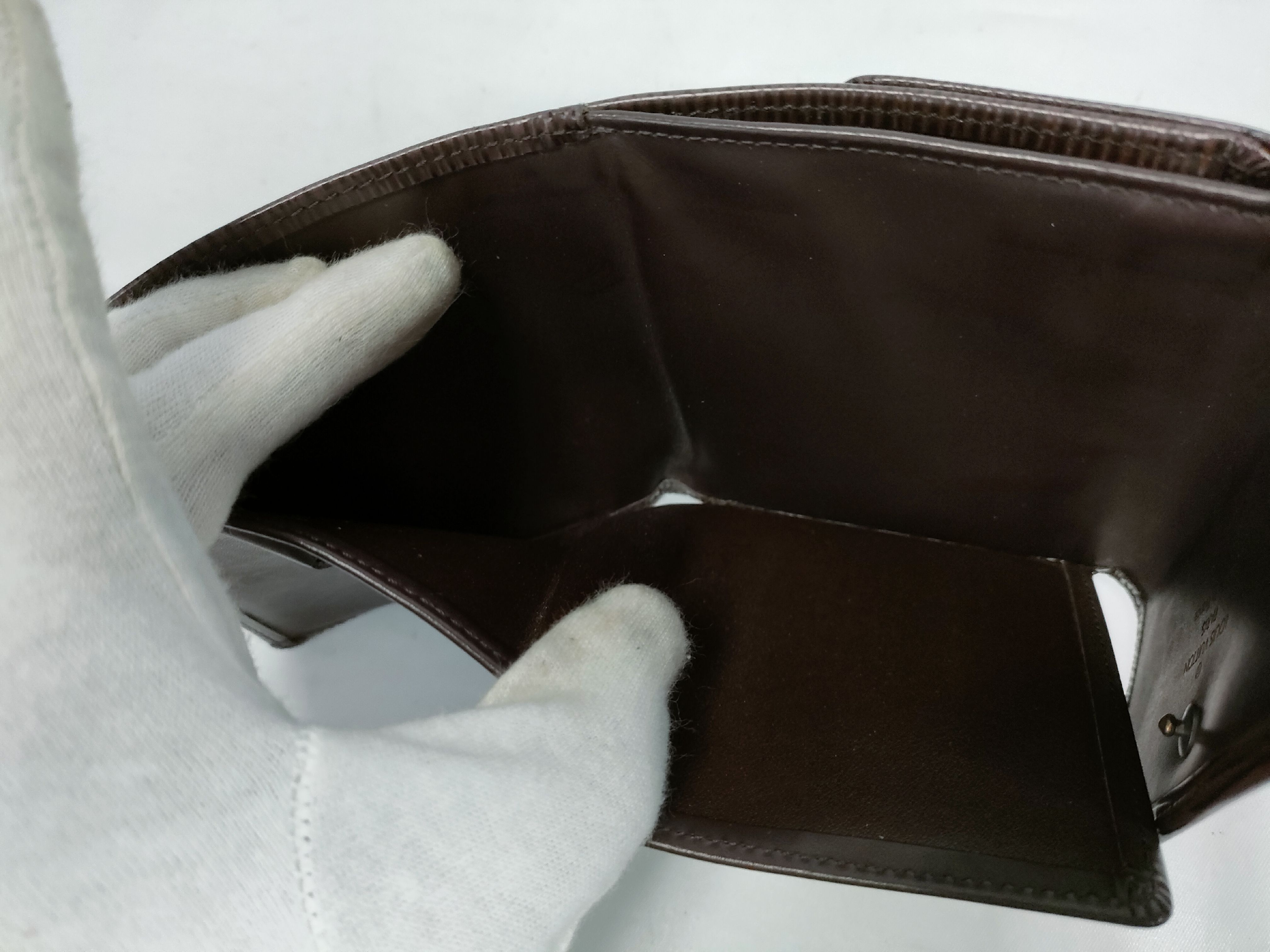 Epi Leather Wallet with Double Snap Closure — view 9