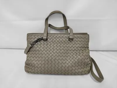 2-Way Bag Intrecciato Greige