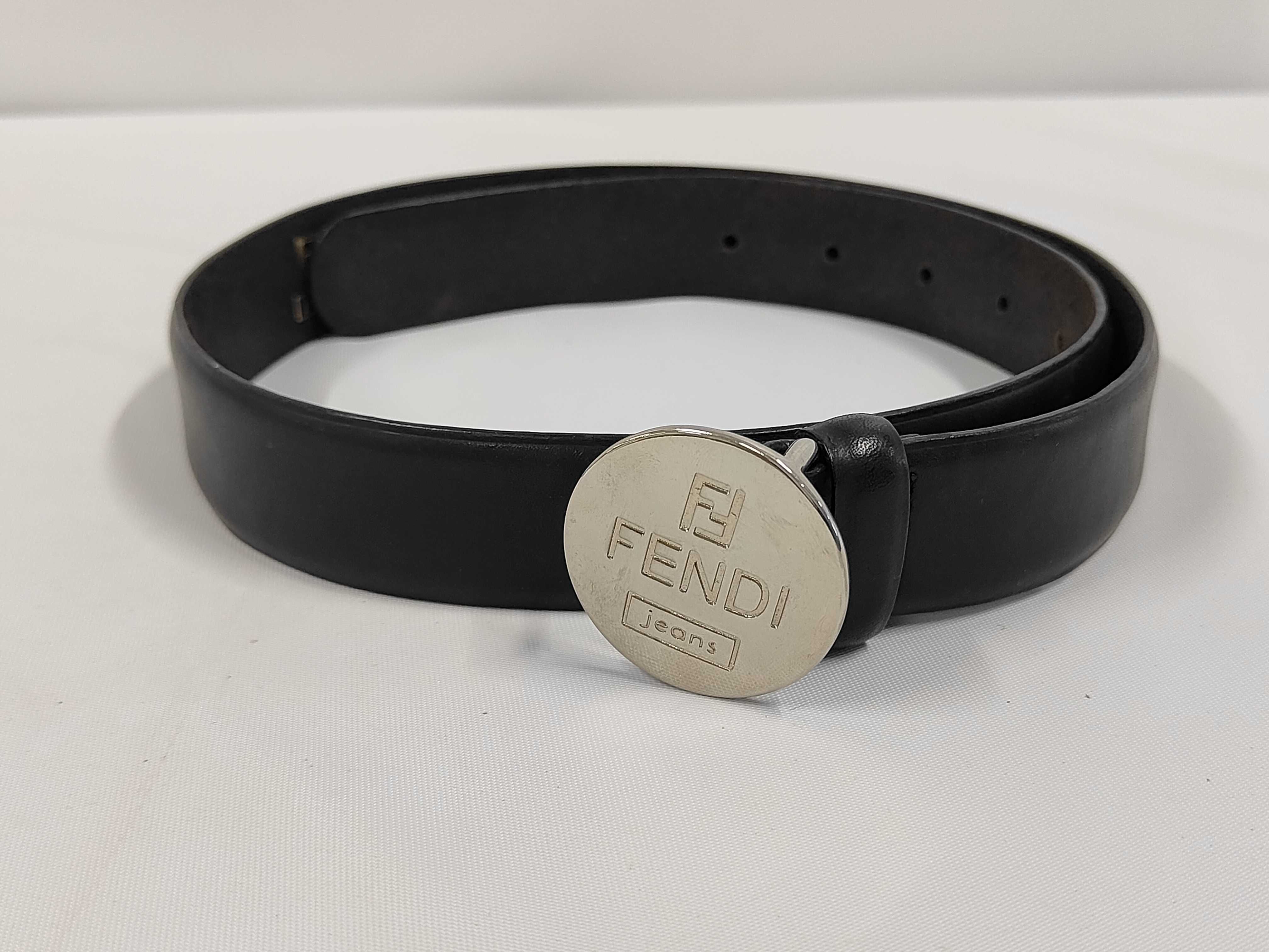Logo Hardware Belt Leather Silver Belt