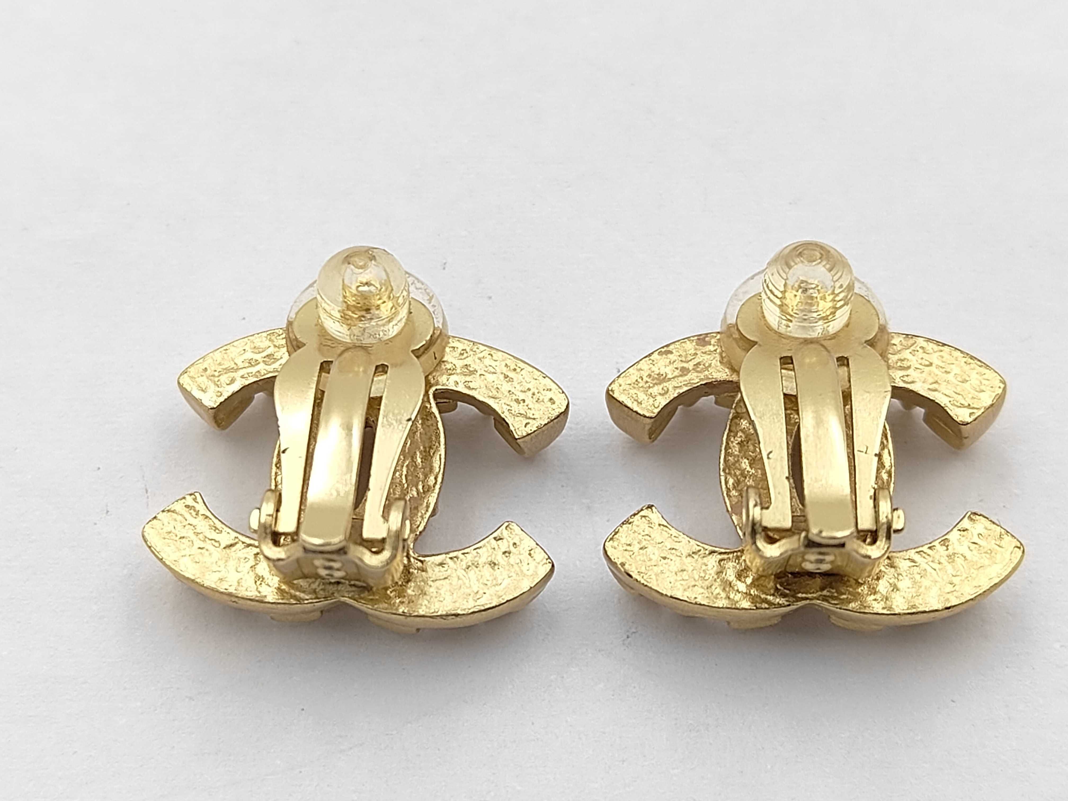 Coco Mark Earrings, Gold Color, 03P Earrings — view 2