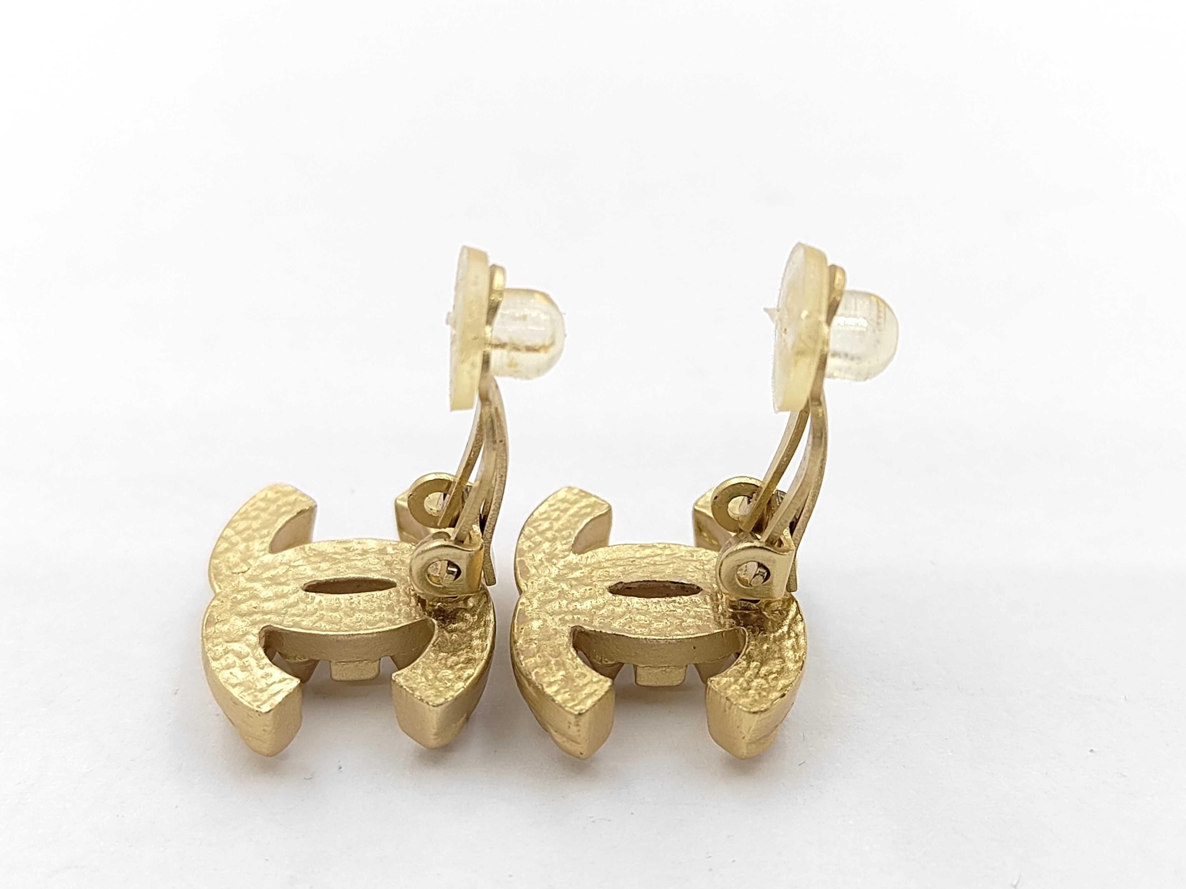 Coco Mark Earrings, Gold Color, 03P Earrings — view 4
