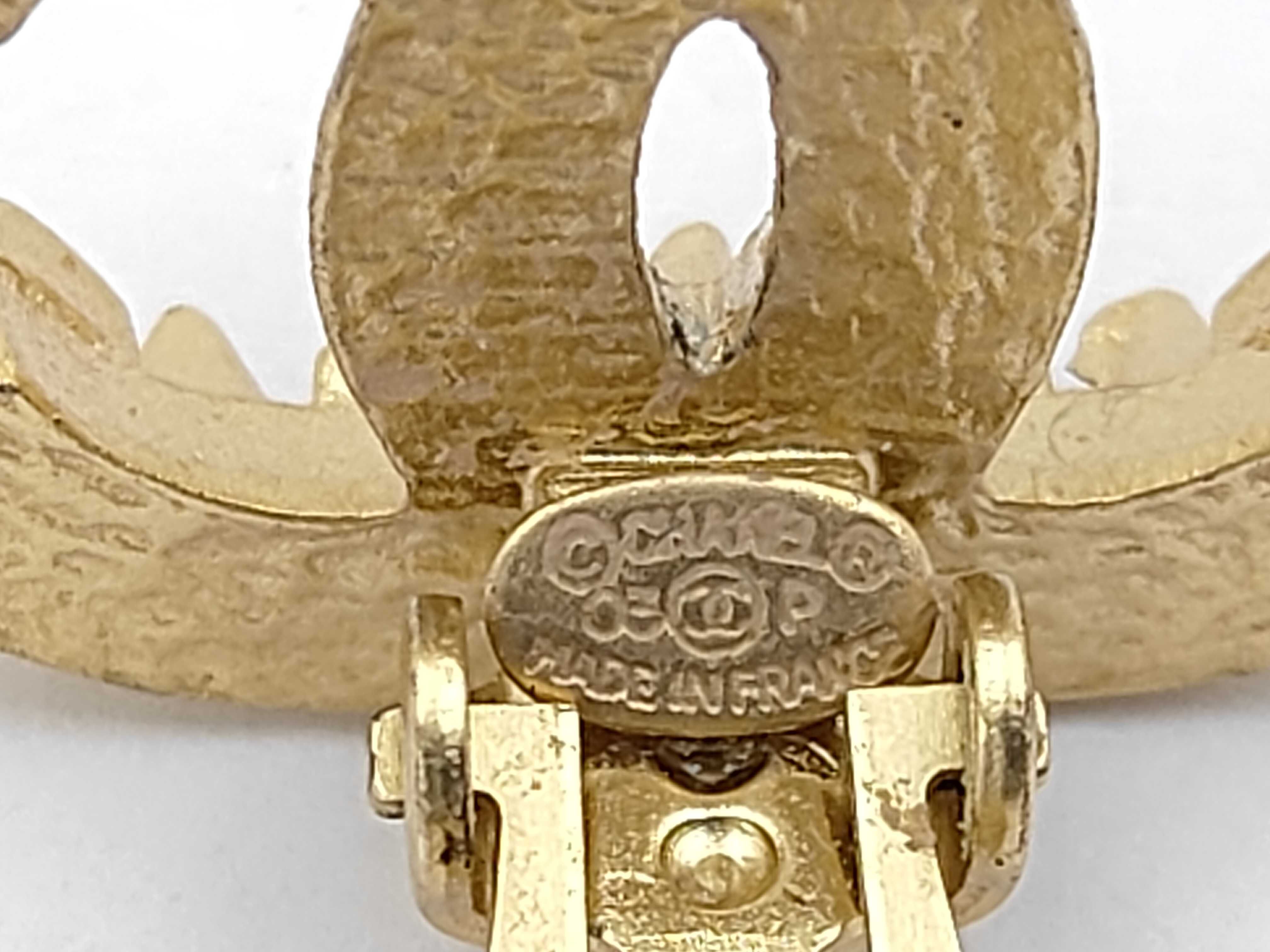 Coco Mark Earrings, Gold Color, 03P Earrings — view 5