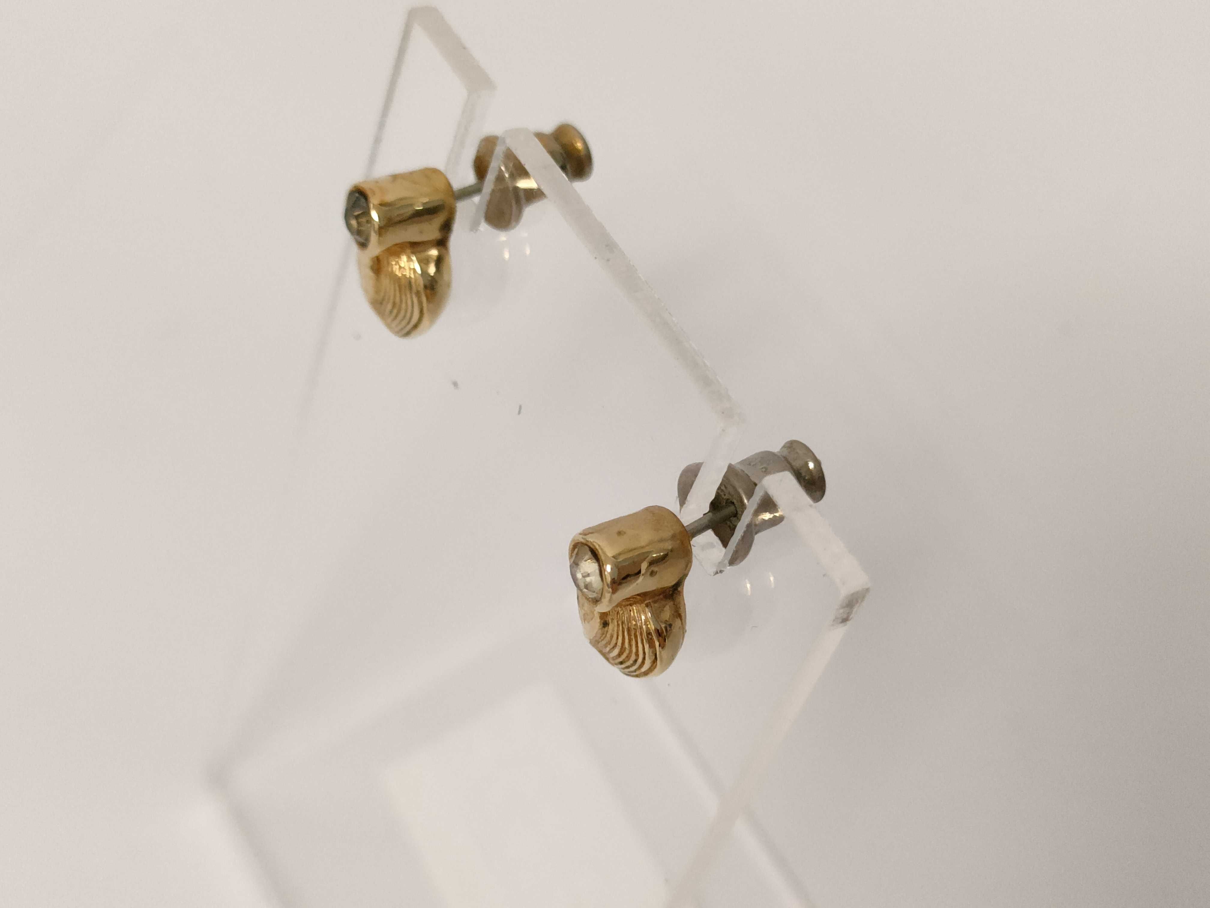 Christian Earrings, Heart Motif, Gold Earrings — view 2