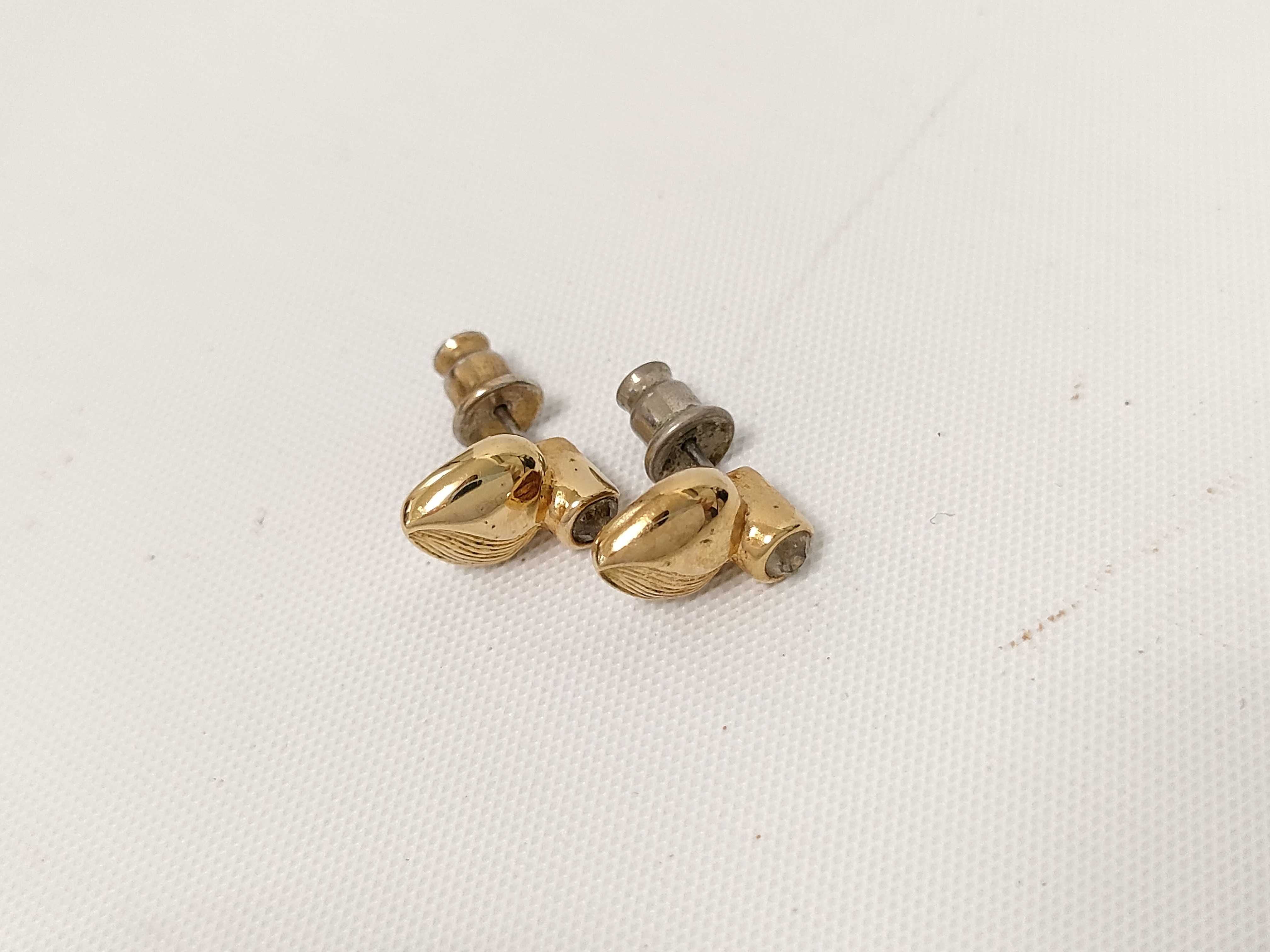 Christian Earrings, Heart Motif, Gold Earrings — view 4