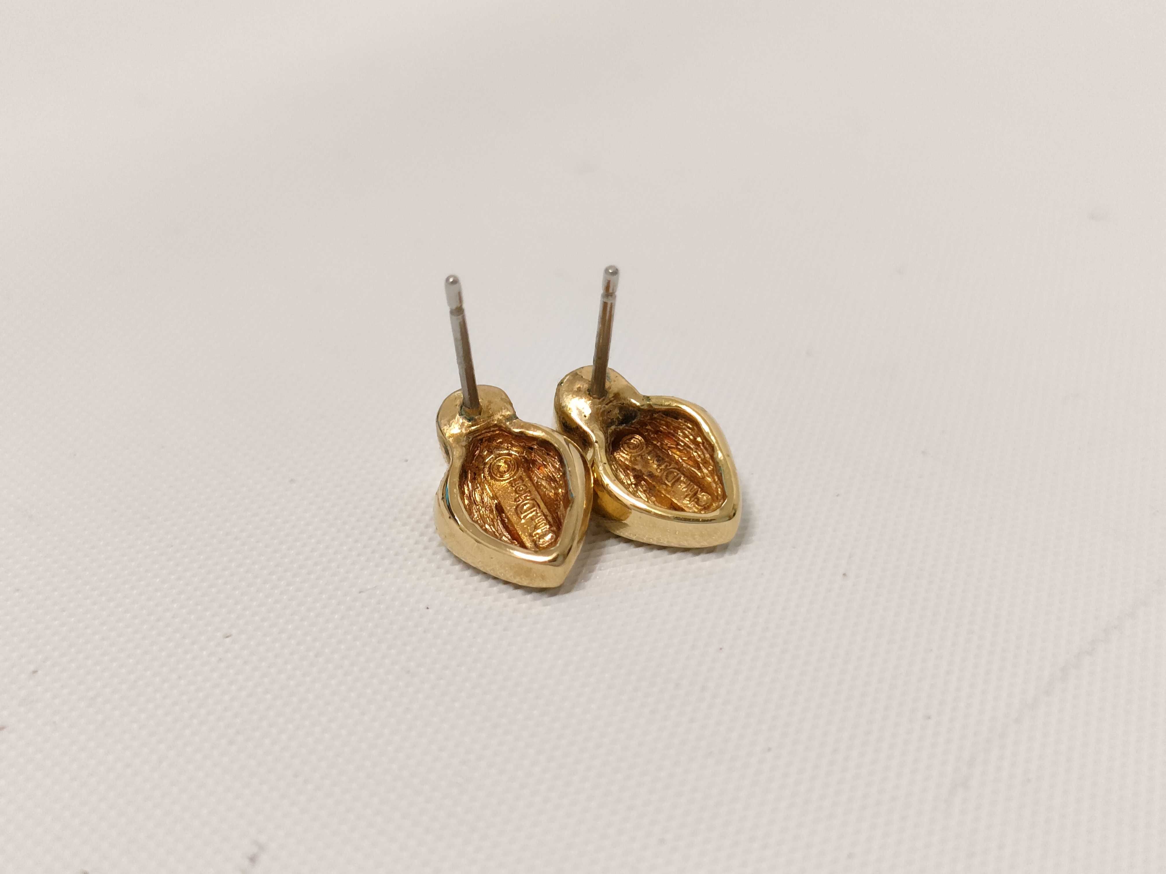 Christian Earrings, Heart Motif, Gold Earrings — view 7