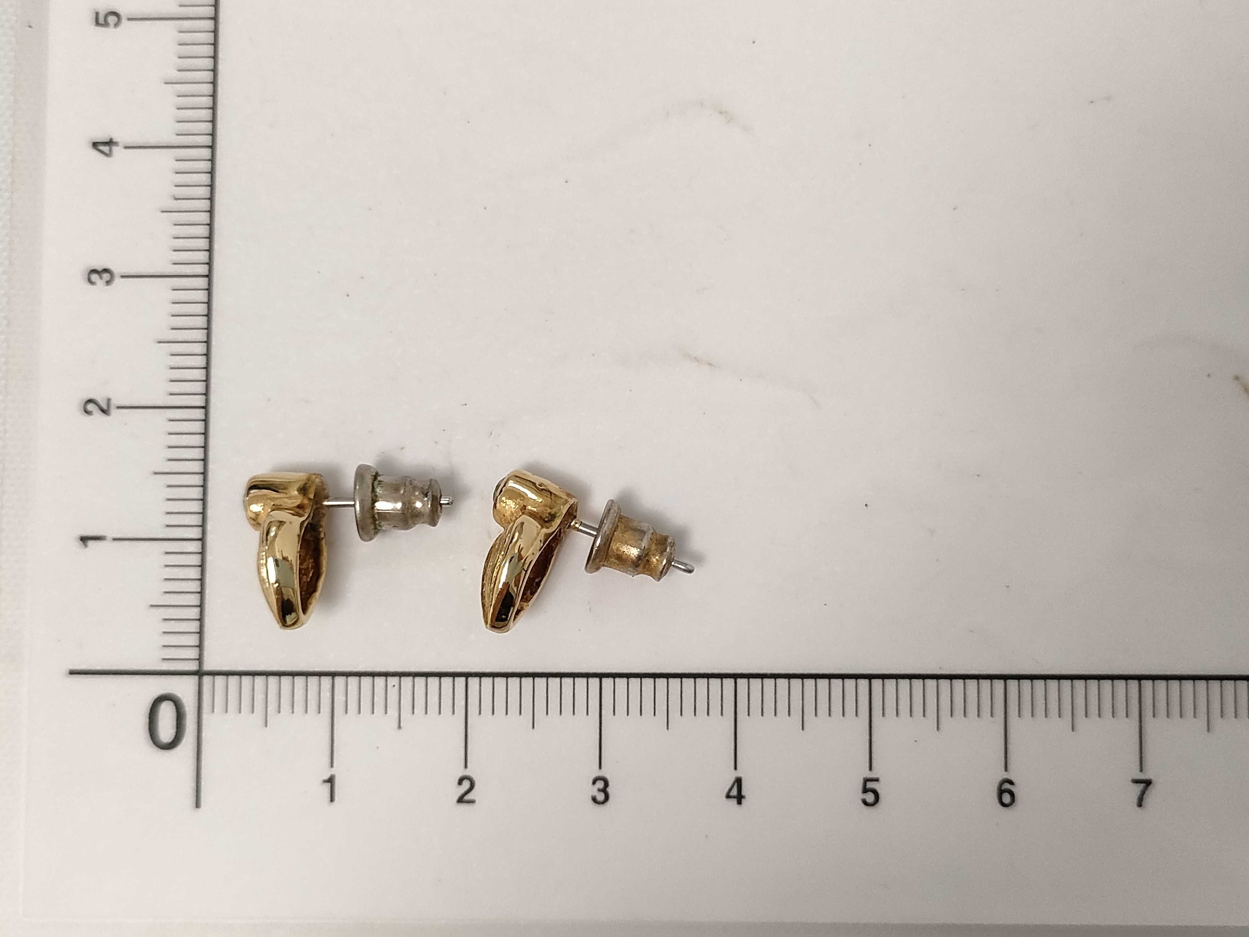Christian Earrings, Heart Motif, Gold Earrings — view 10