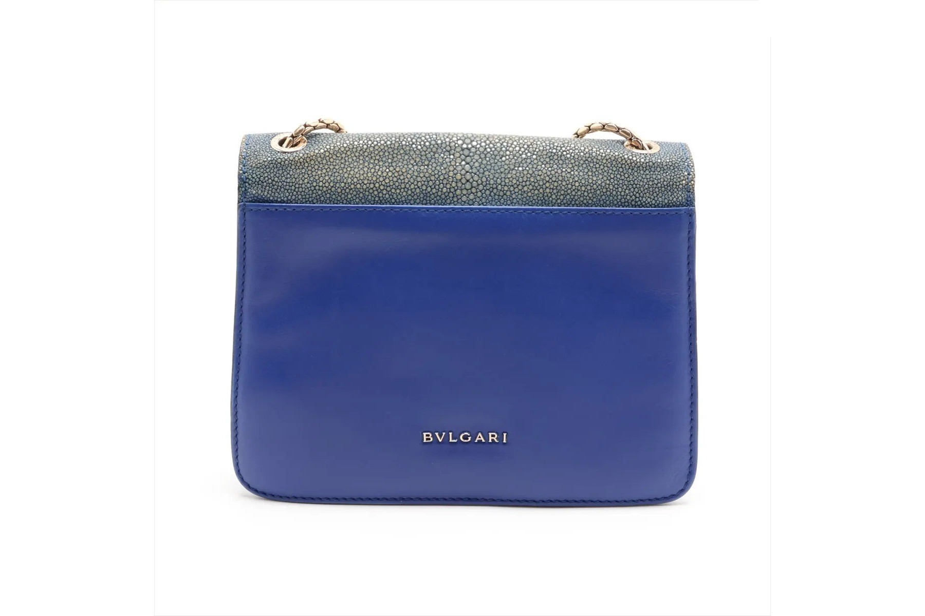 Serpenti Stingray Leather Shoulder Bag — view 2